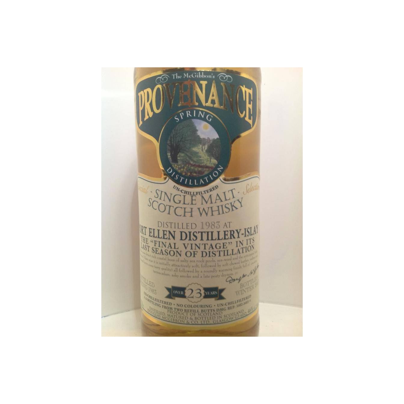 Port Ellen McGibbon's Provenance 1983 23 Years Single Malt Whisky 2
