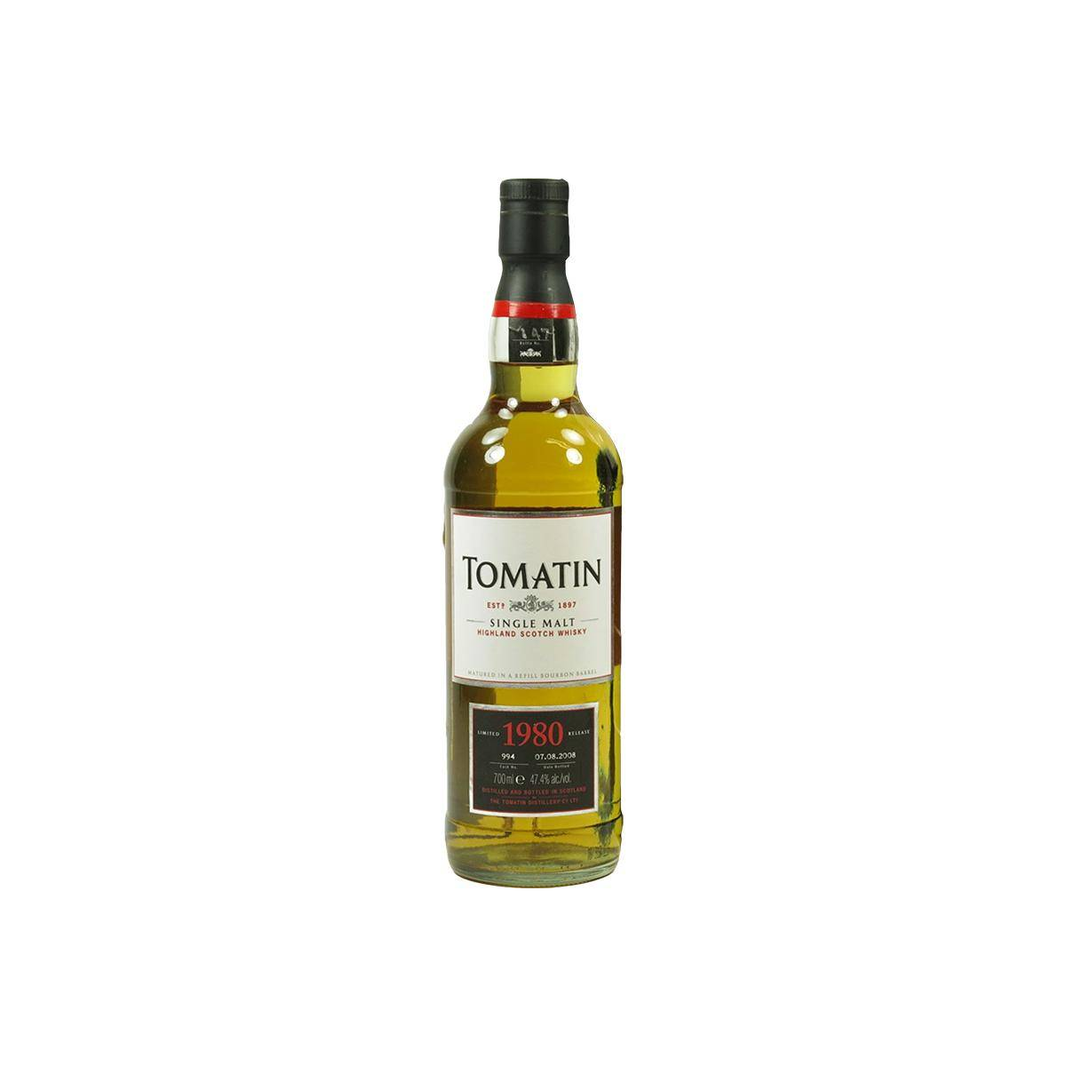 Tomatin 1980 28 Years Single Malt Whisky
