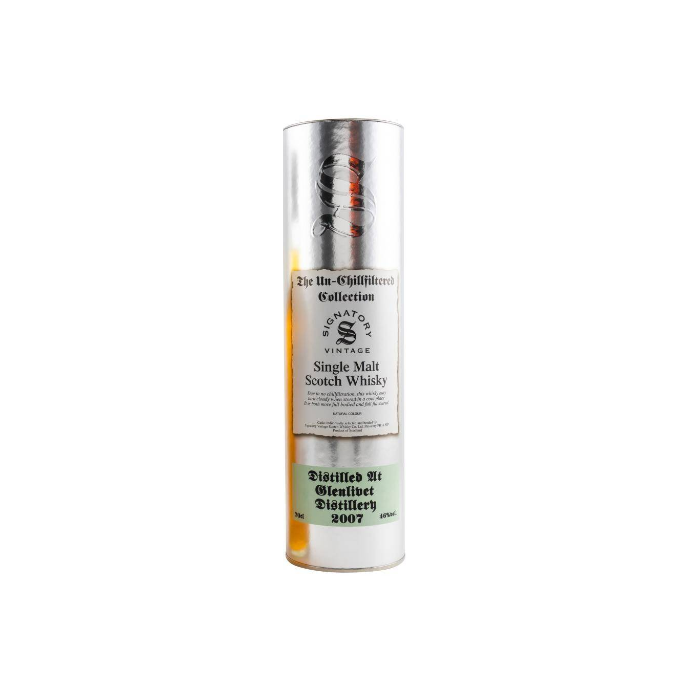 The Glenlivet The Un-Chillfiltered Collection 2007 12 Years Single Malt Whisky 2