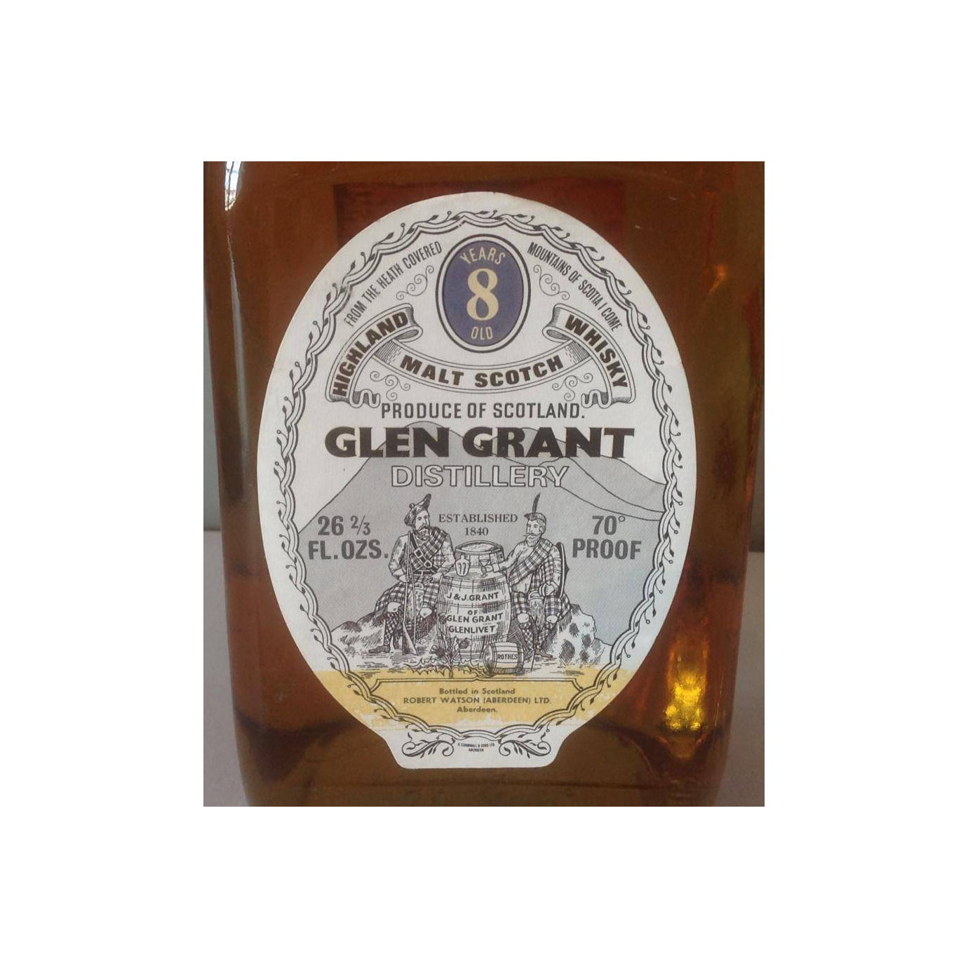 Glen Grant 8 Years Single Malt Whisky 3