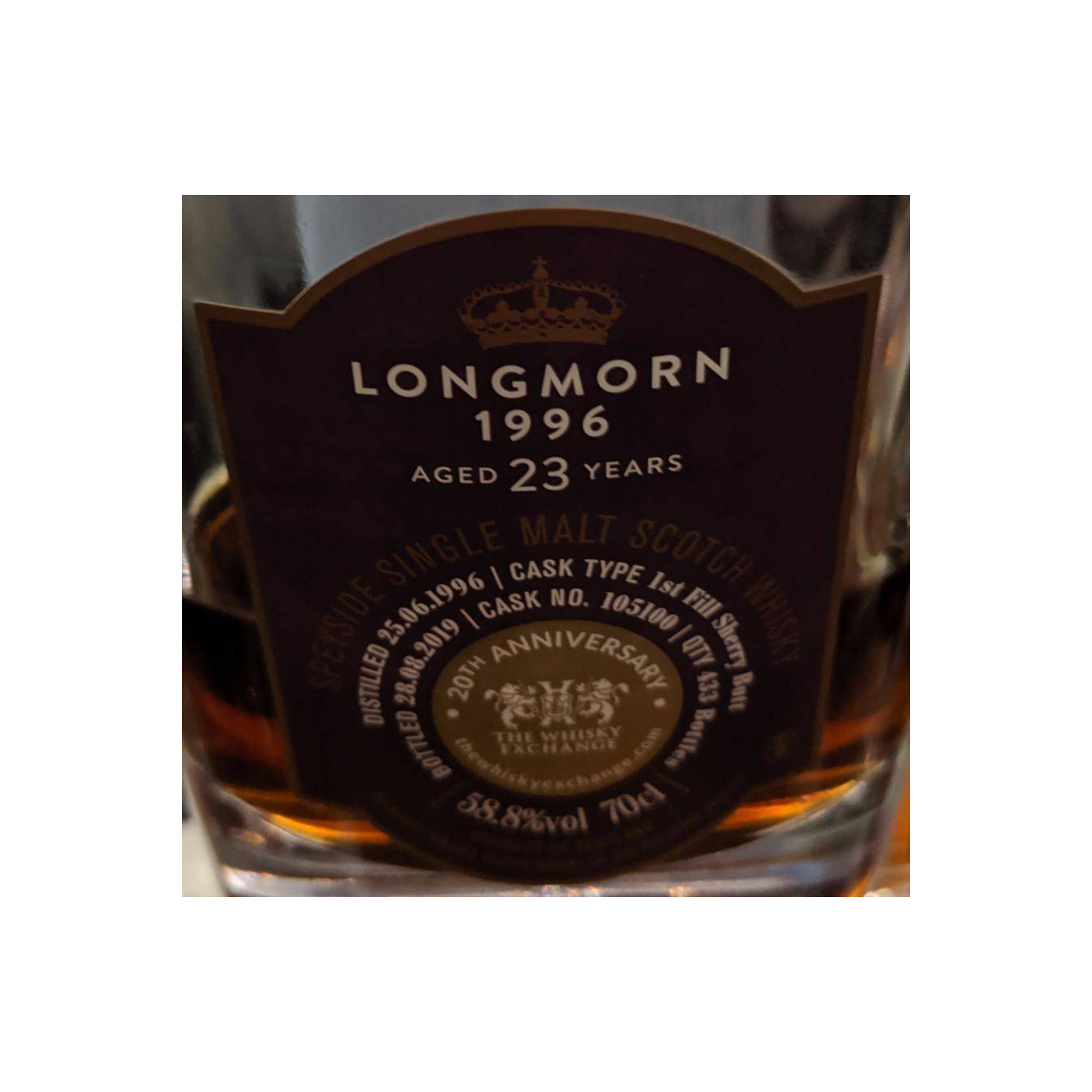 Longmorn 1996 23 Years Single Malt Whisky 2