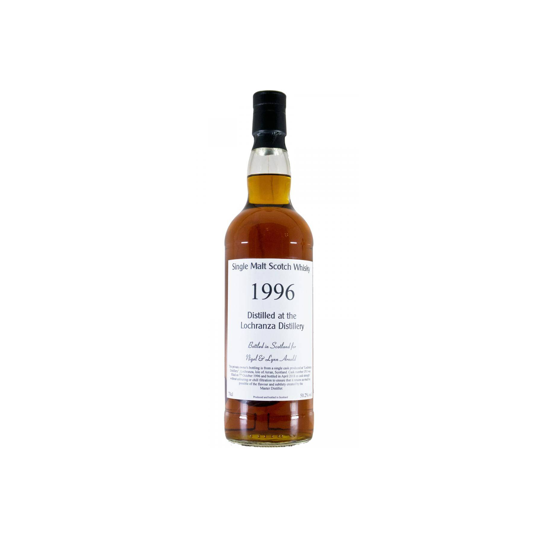 Arran Private Bottling 1996 21 Years Single Malt Whisky