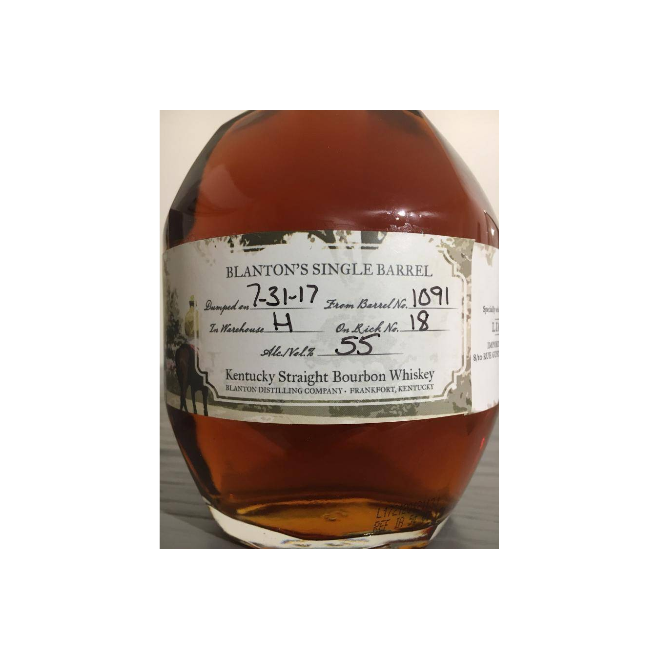 Blanton's Bourbon Whisky 2