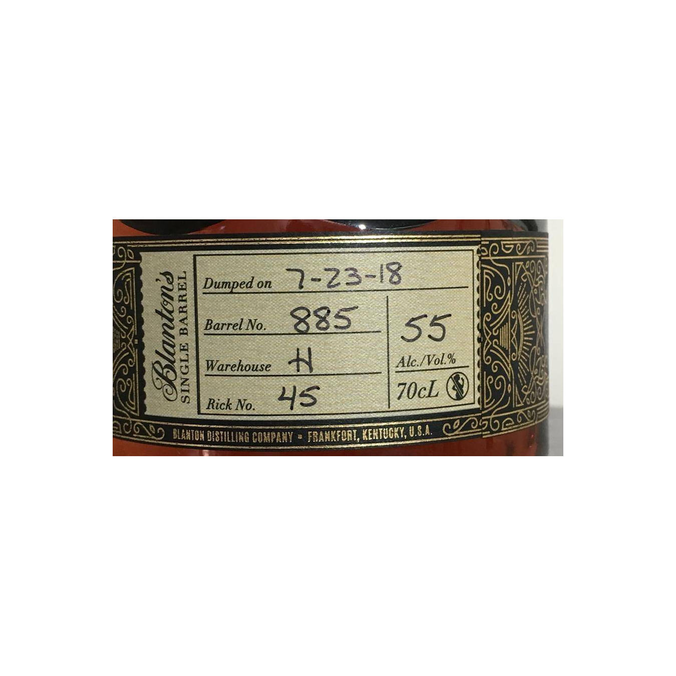 Blanton's Bourbon Whisky 2