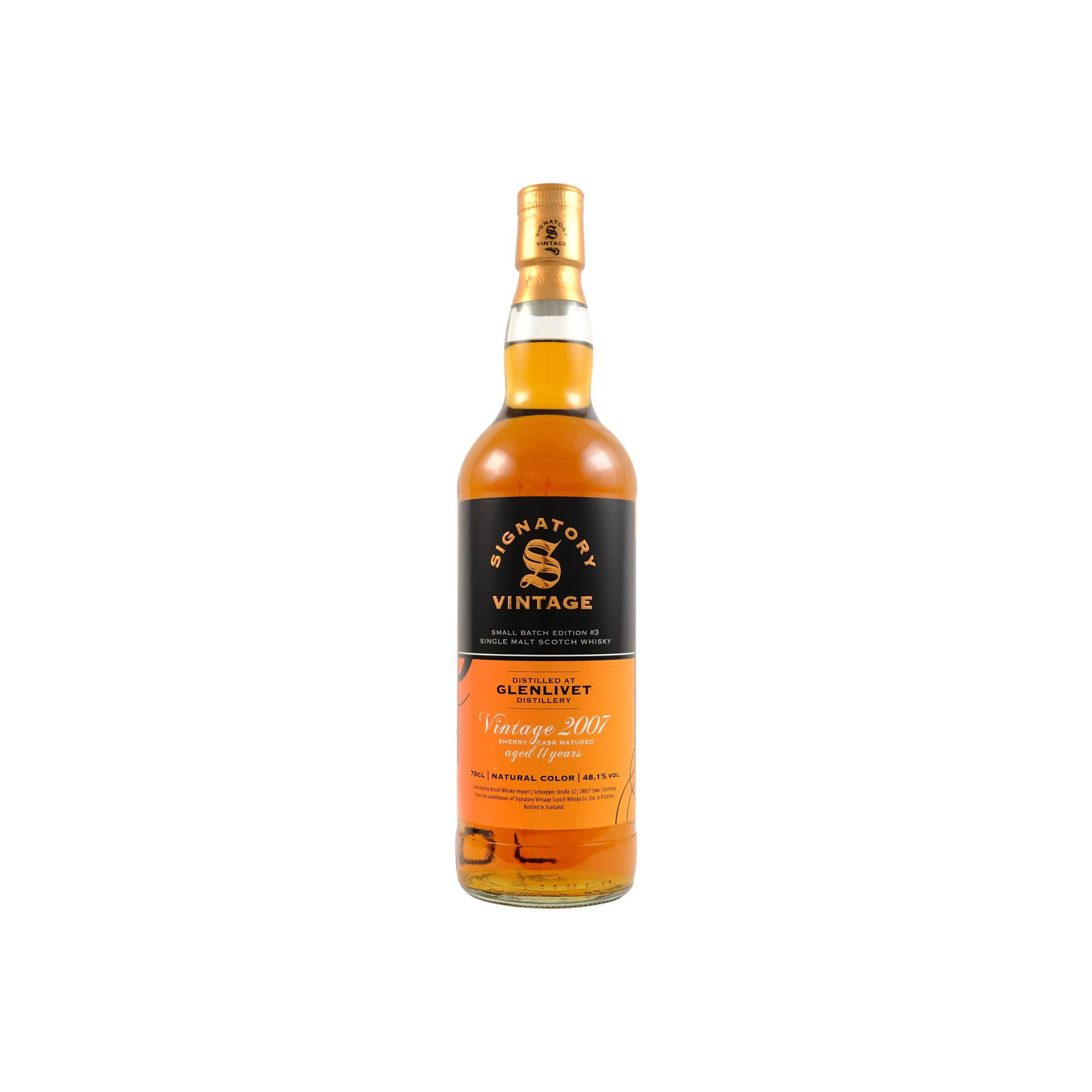 The Glenlivet 2007 11 Years Single Malt Whisky