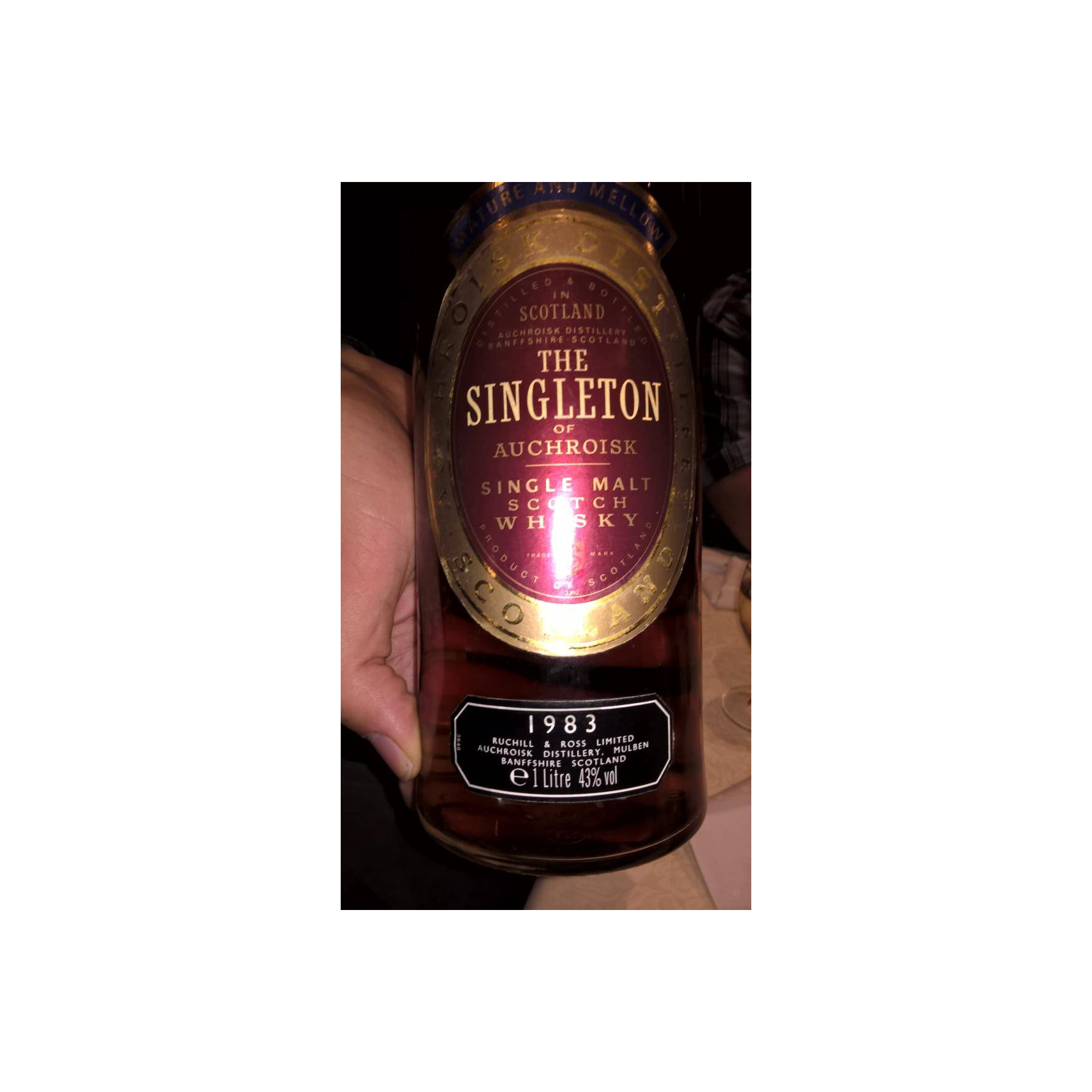 Auchroisk 1983 Single Malt Whisky