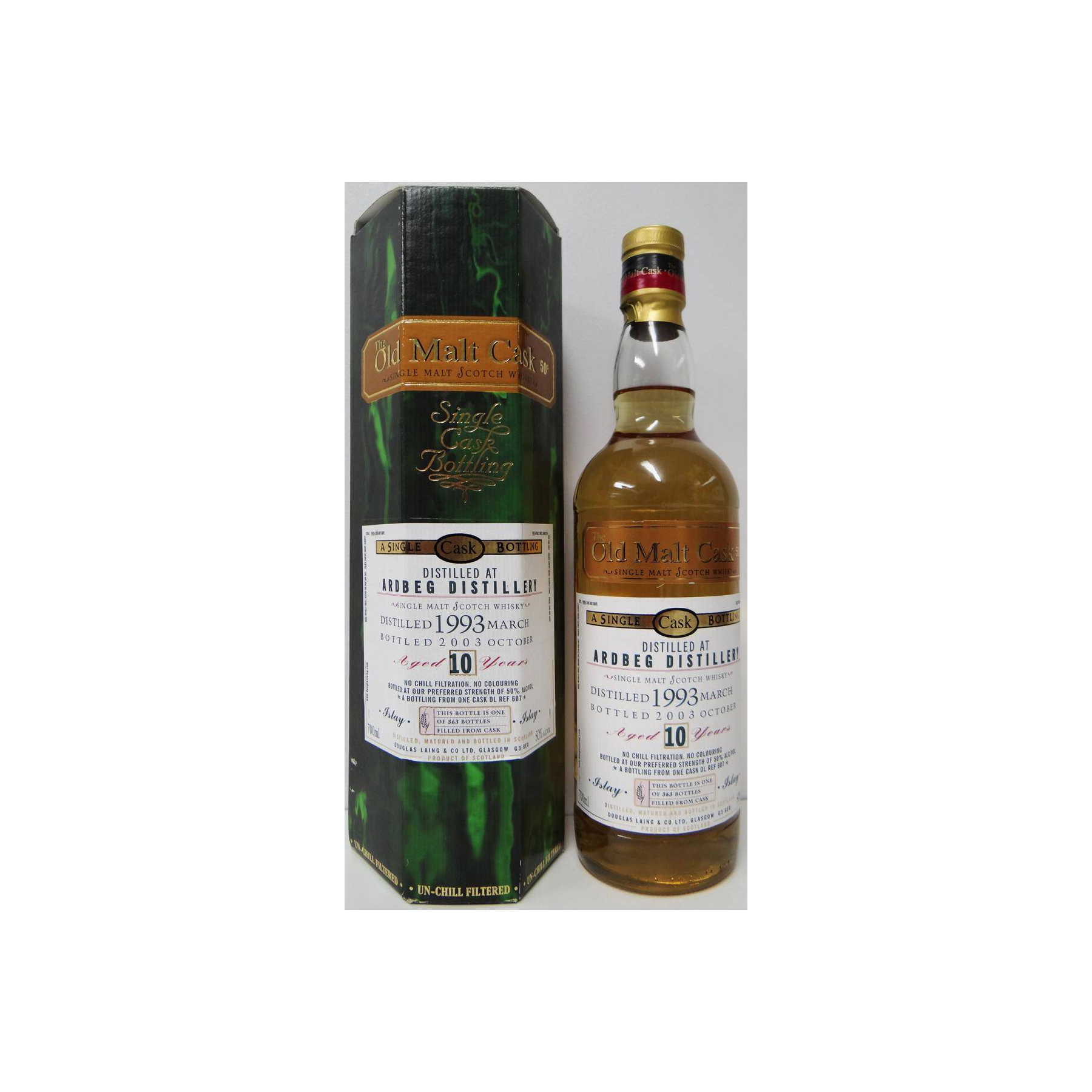 Ardbeg Old Malt Cask 1993 10 Years Single Malt Whisky 3