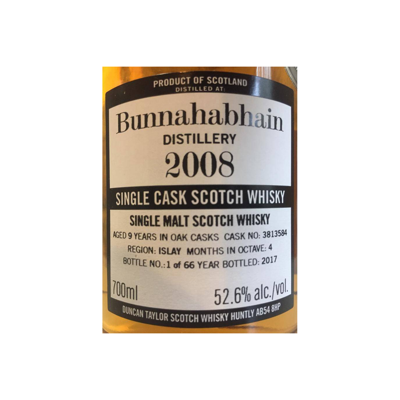 Bunnahabhain The Octave 2008 9 Years Single Malt Whisky 2