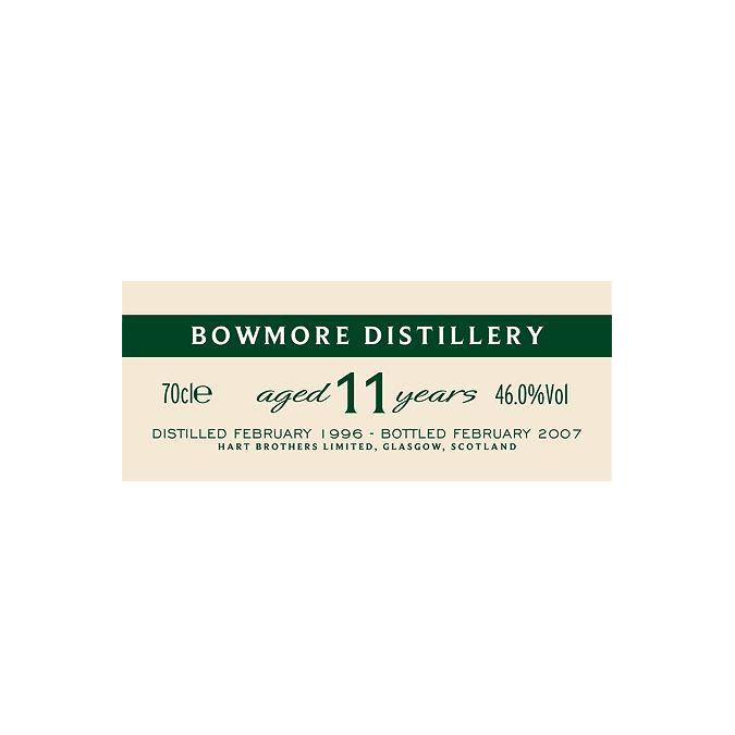 Bowmore Finest Collection 1996 11 Years Single Malt Whisky