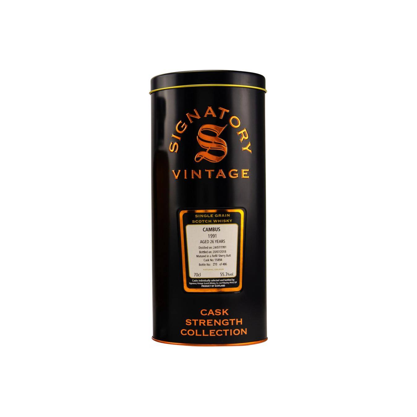 Cambus Cask Strength Collection 1991 26 Years Single Grain Whisky 2
