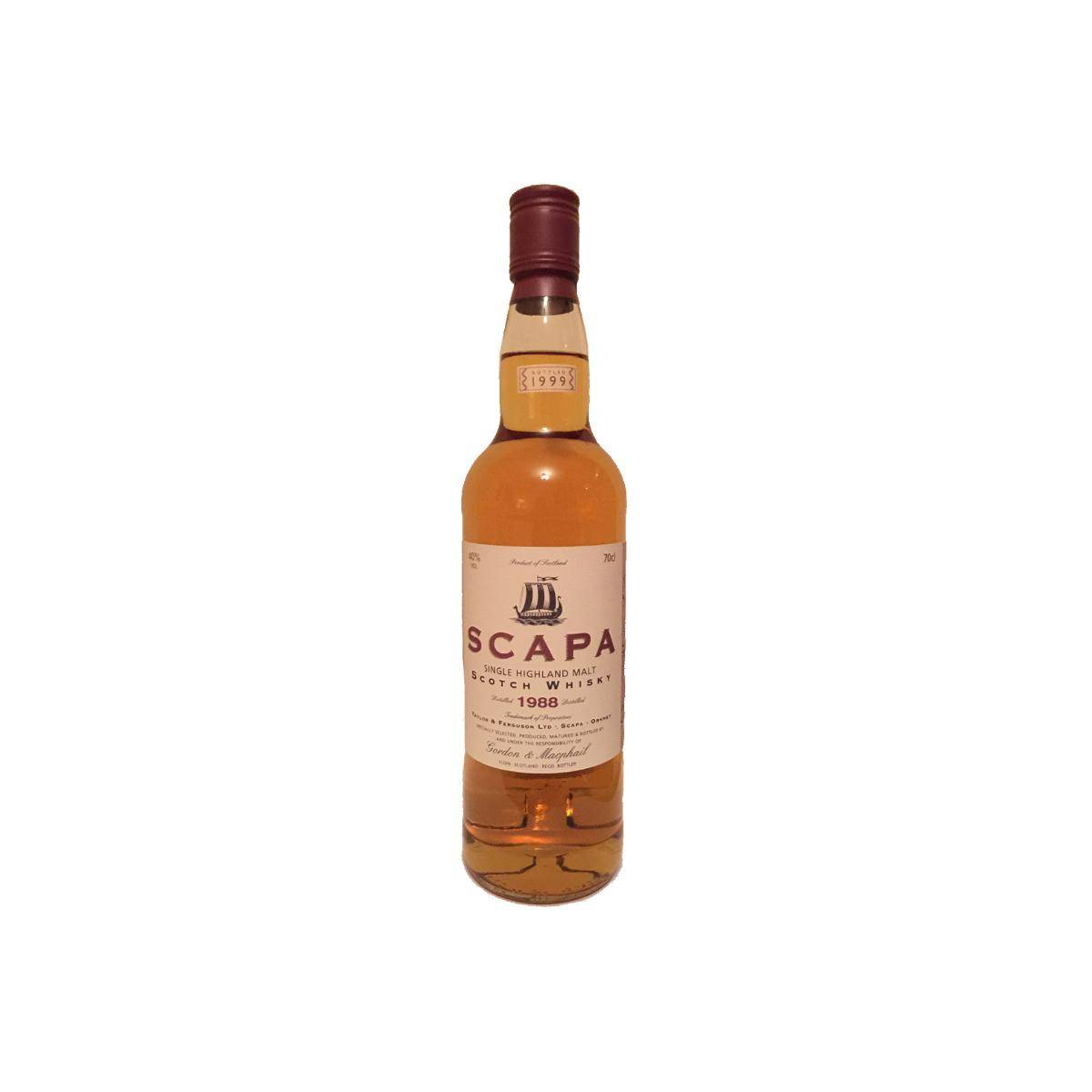 Scapa Licensed Bottling 1988 11 Years Single Malt Whisky
