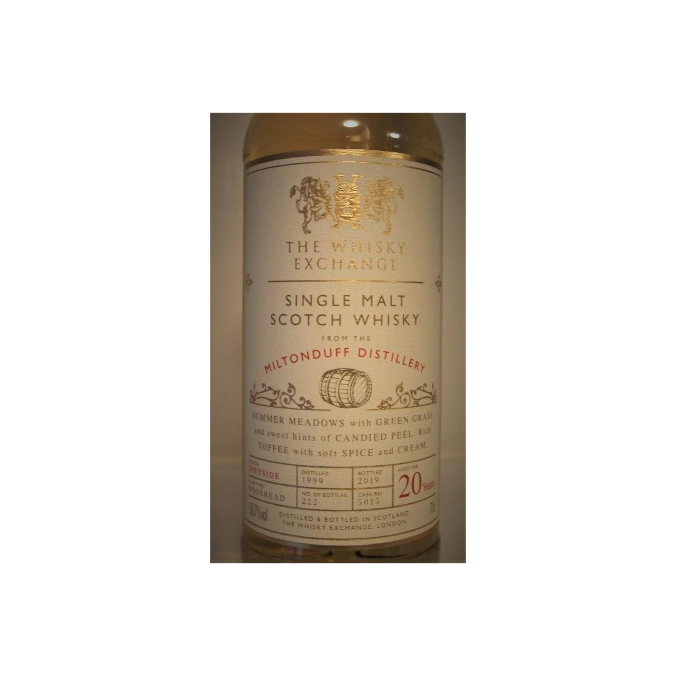 Miltonduff 1999 20 Years Single Malt Whisky 2