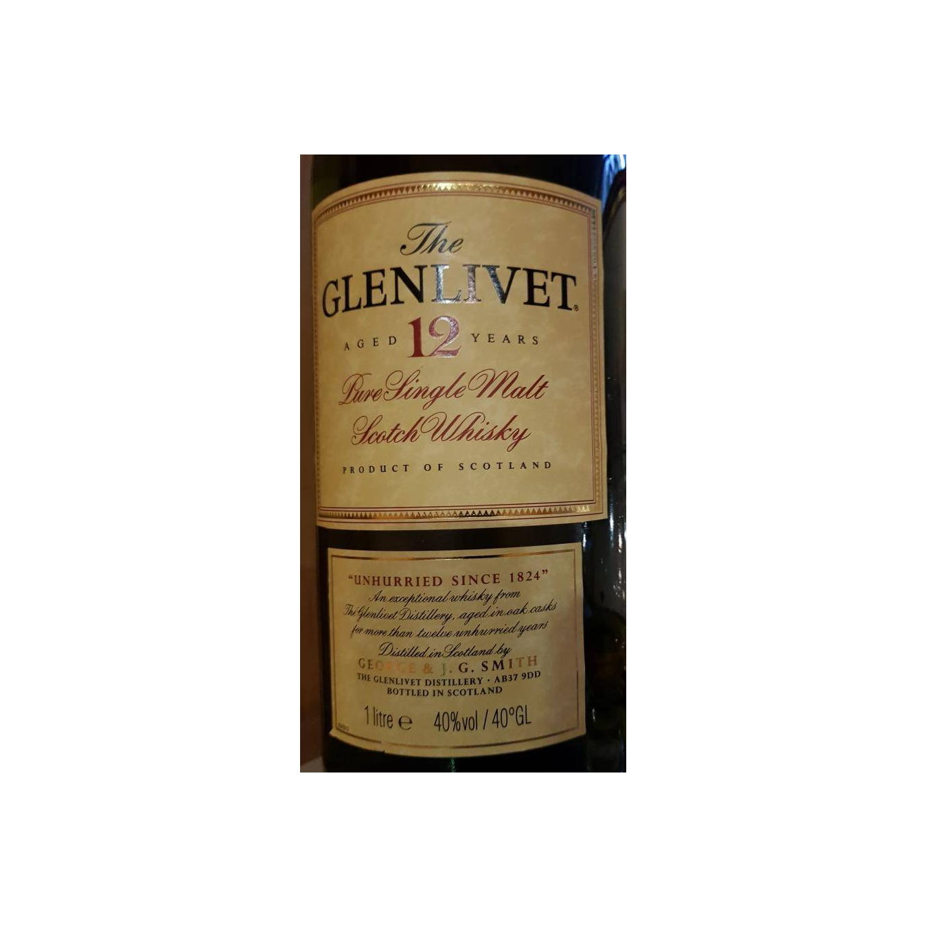 The Glenlivet 12 Years Single Malt Whisky
