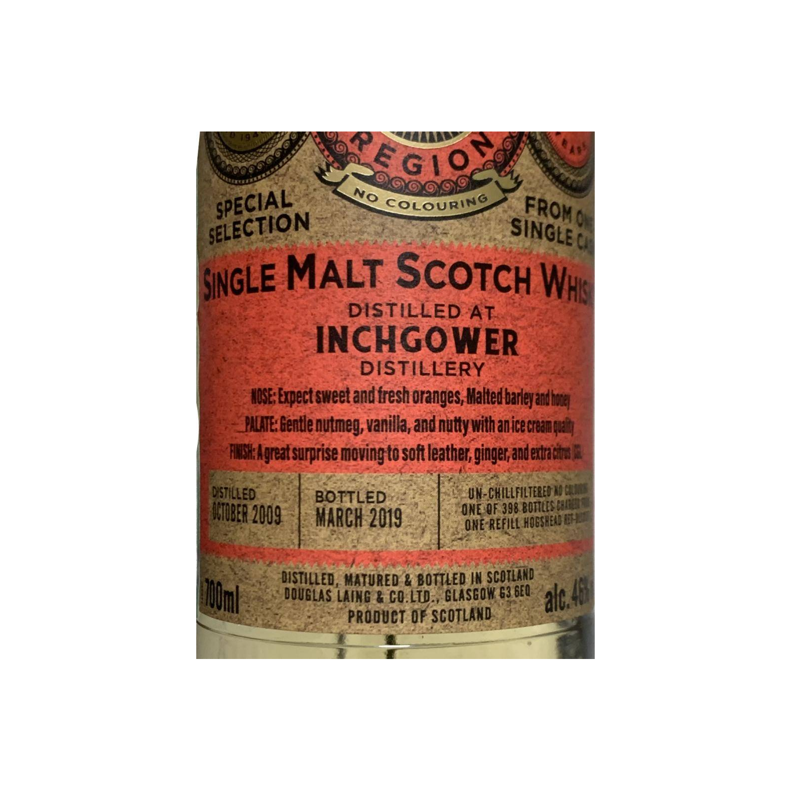 Inchgower 2009 9 Years Single Malt Whisky 2