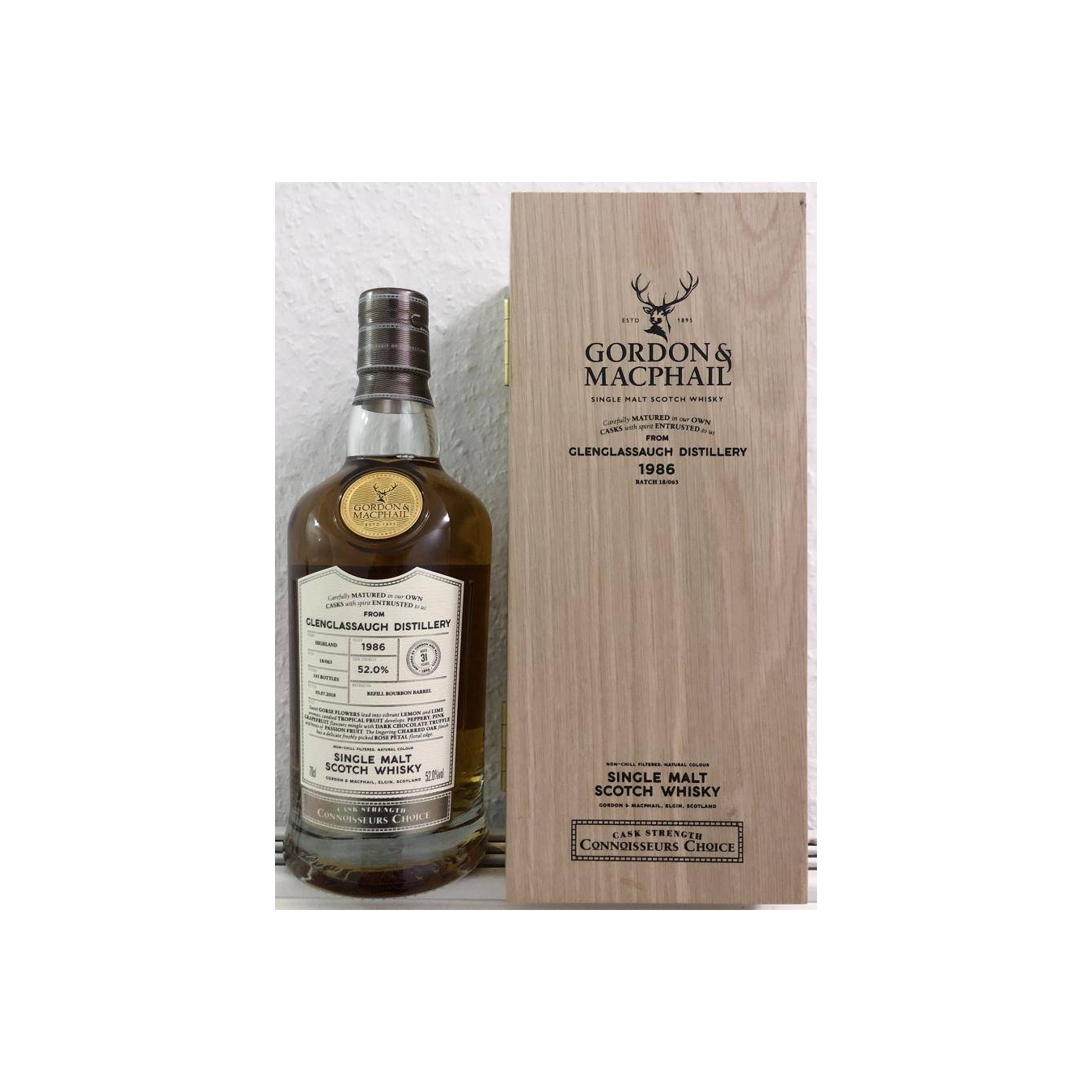 Glenglassaugh Connoisseurs Choice - Cask Strength 1986 31 Years Single Malt Whisky 3