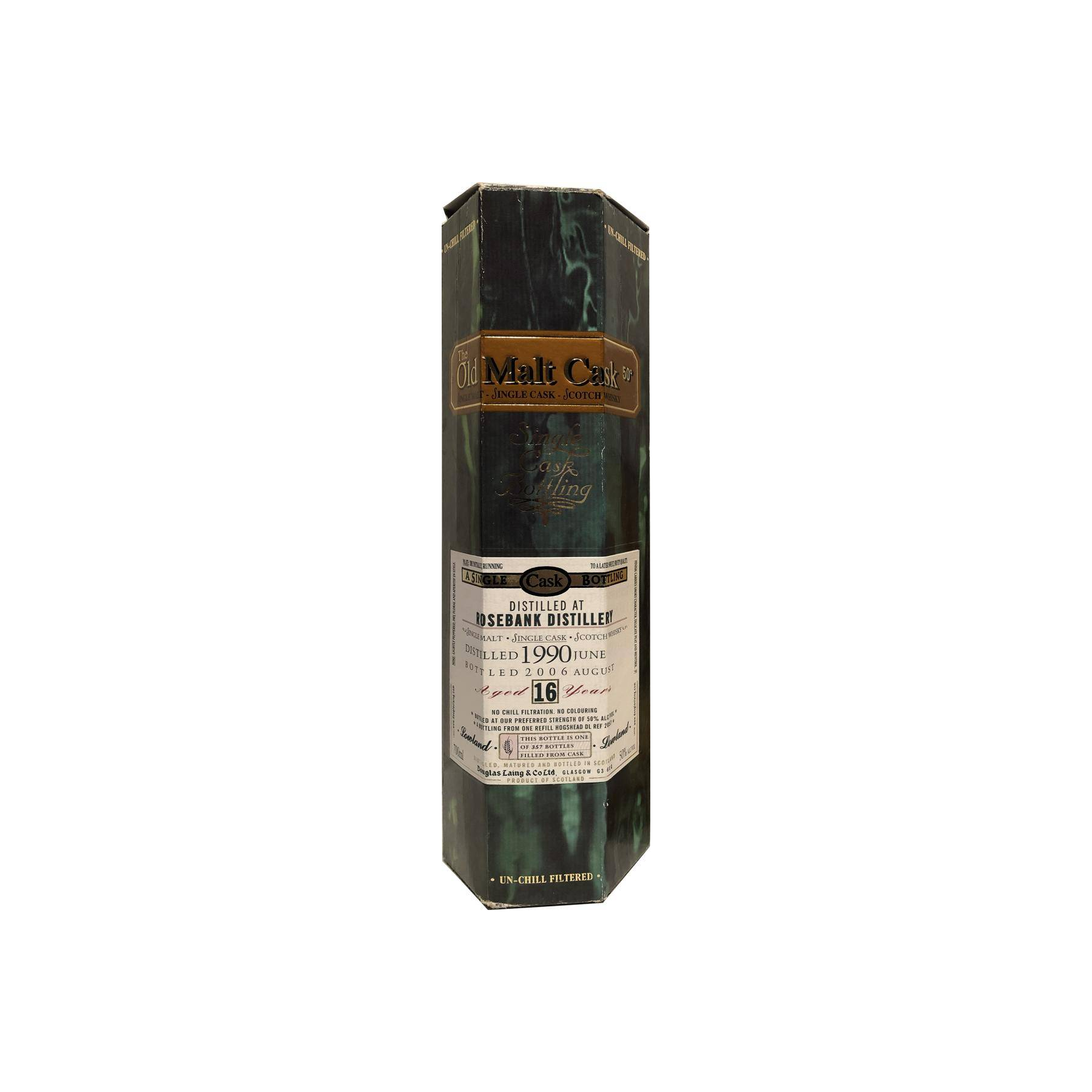 Rosebank Old Malt Cask 1990 16 Years Single Malt Whisky 2