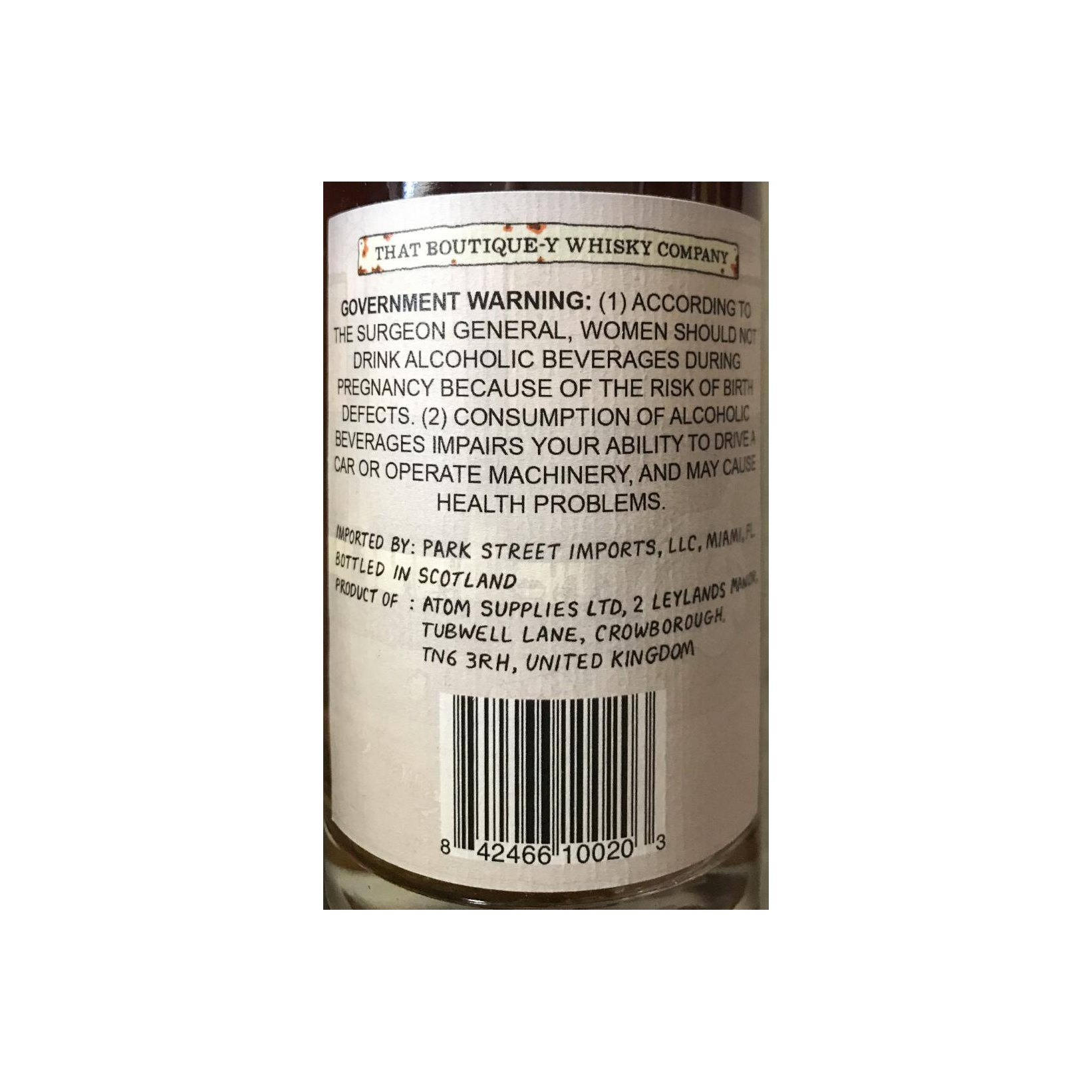 That Boutique-y Whisky Company 6 Years Single Malt Whisky 2