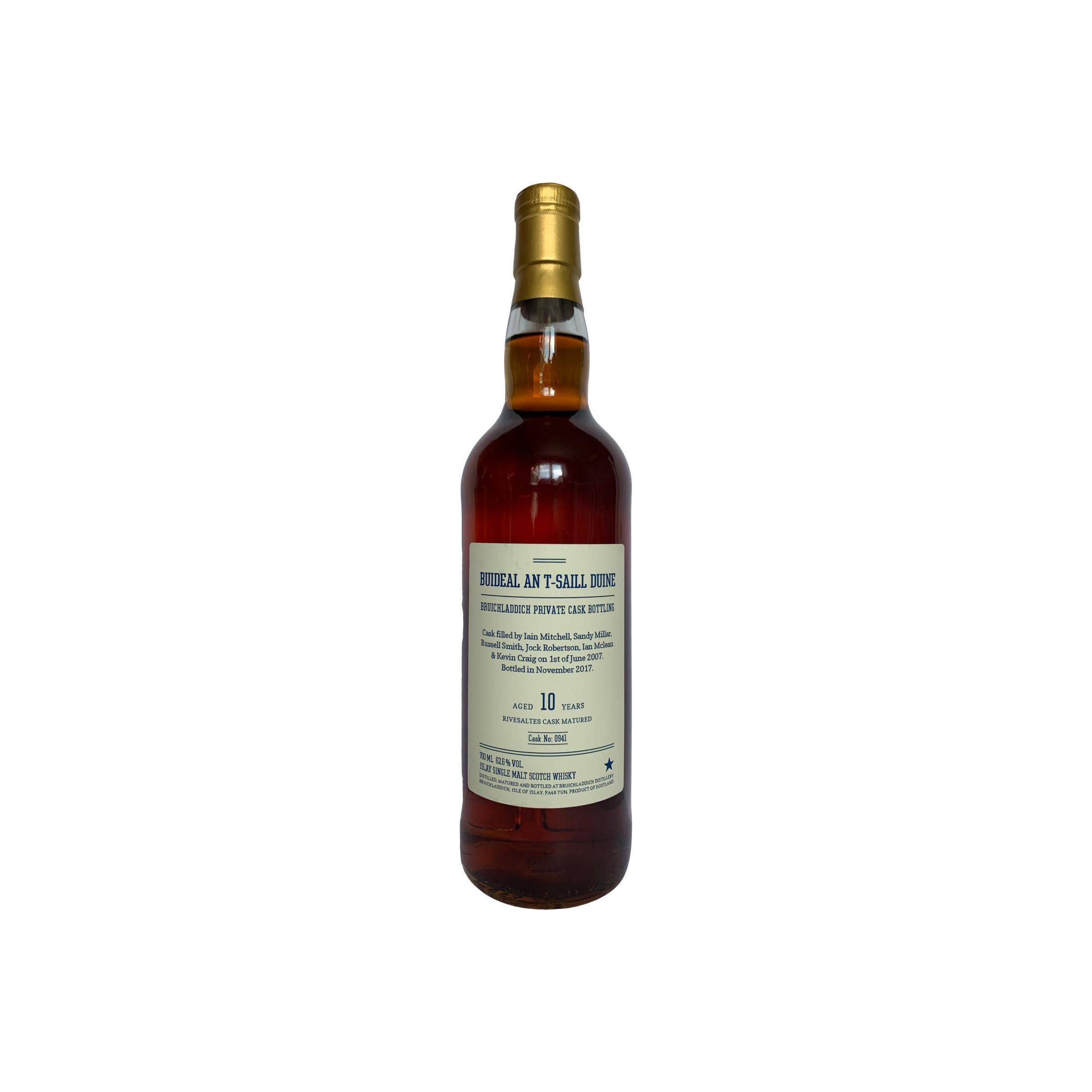 Bruichladdich 2007 10 Years Single Malt Whisky