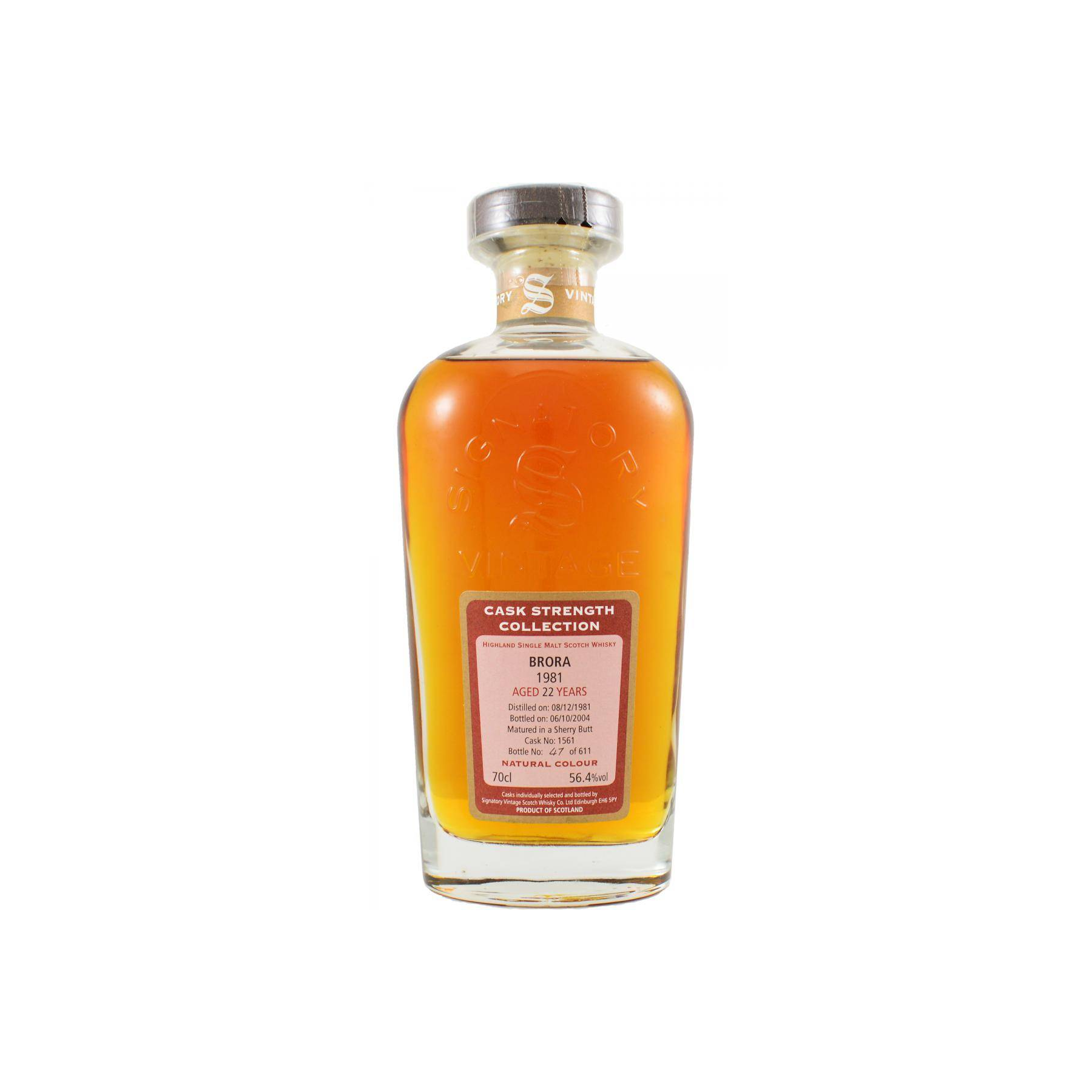 Brora Cask Strength Collection 1981 22 Years Single Malt Whisky