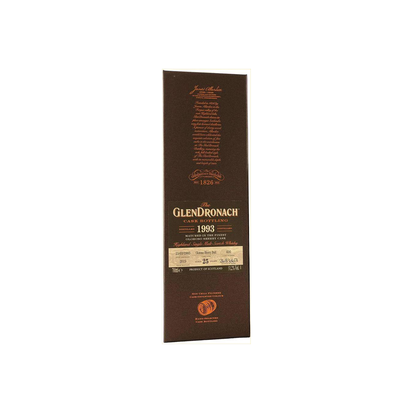 GlenDronach 1993 25 Years Single Malt Whisky 3