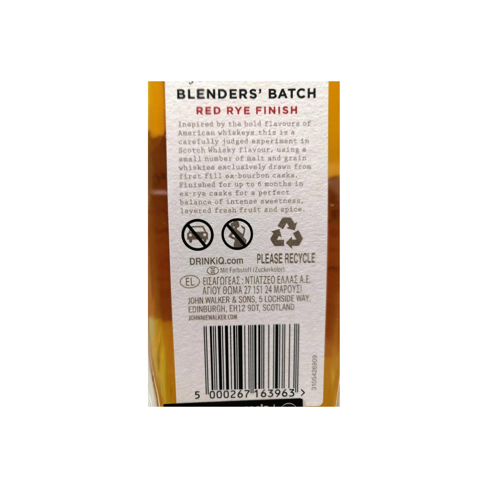 Johnnie Walker Blended Whisky 3