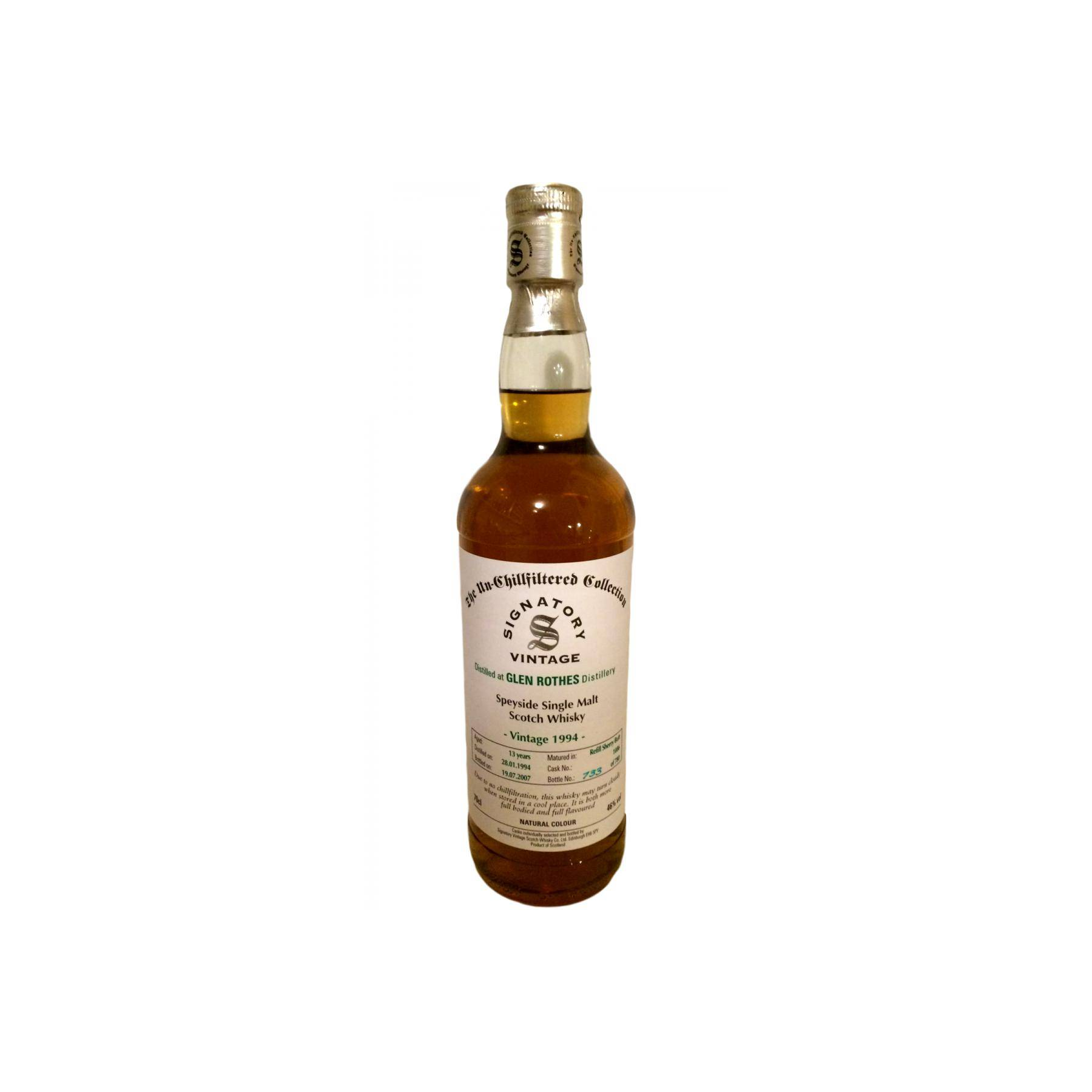 The Glenrothes The Un-Chillfiltered Collection 1994 13 Years Single Malt Whisky