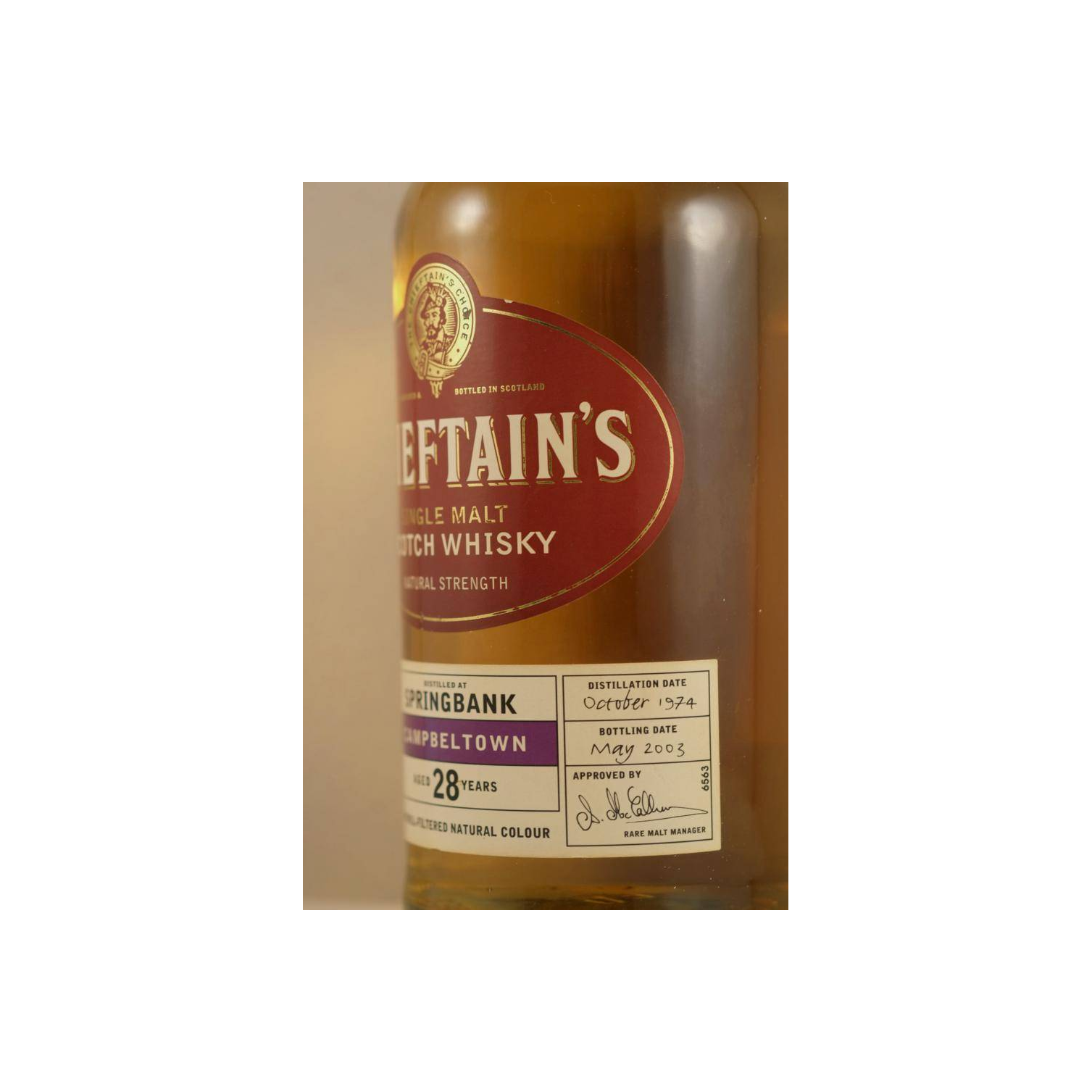 Springbank 1974 28 Years Single Malt Whisky 3
