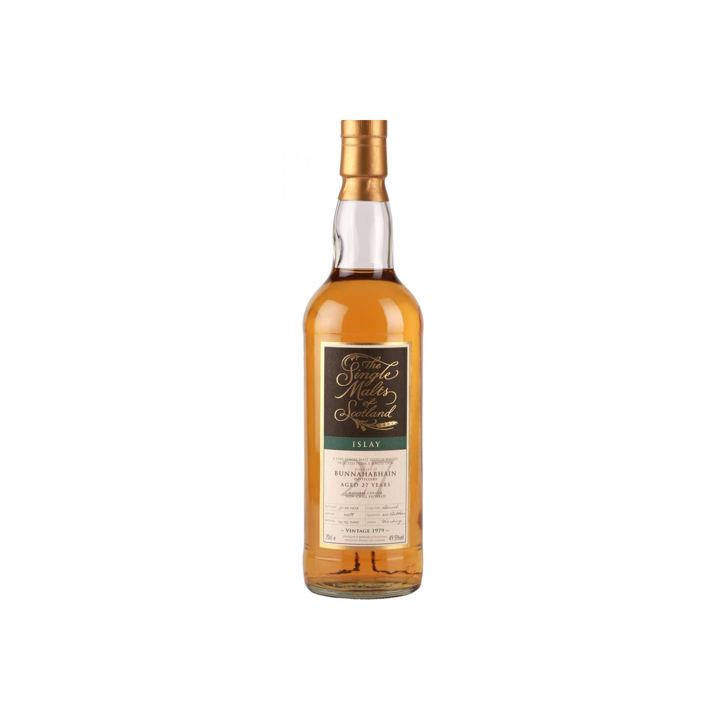 Bunnahabhain The Single Malts of Scotland 1979 27 Years Single Malt Whisky