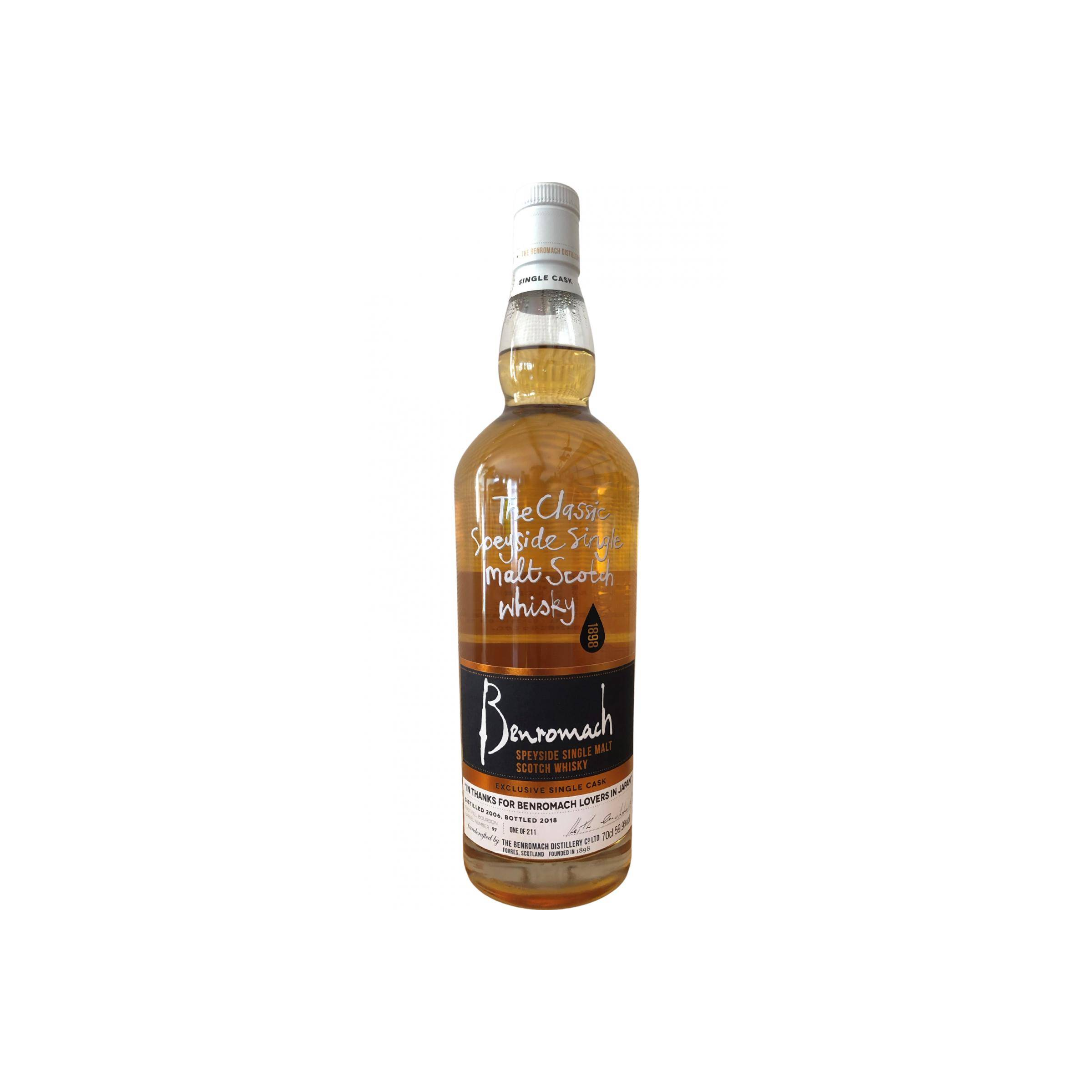 Benromach Single Cask 2006 12 Years Single Malt Whisky