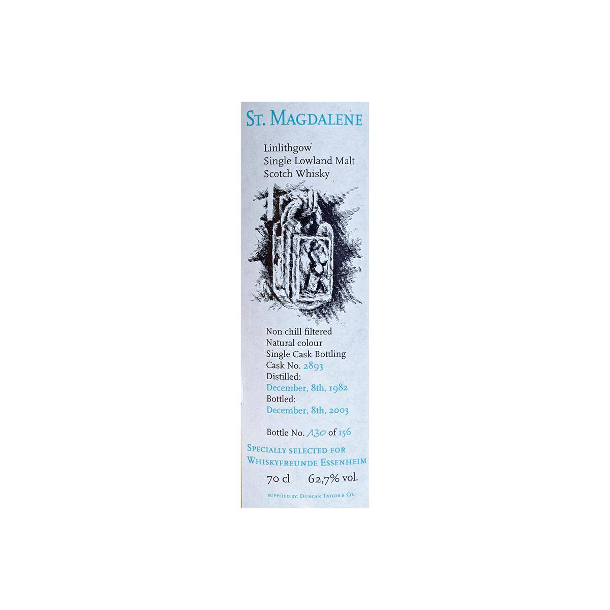 St. Magdalene 1982 21 Years Single Malt Whisky 2
