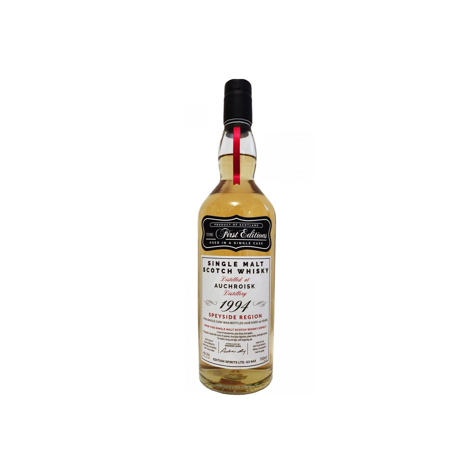 Auchroisk The First Editions 1994 24 Years Single Malt Whisky