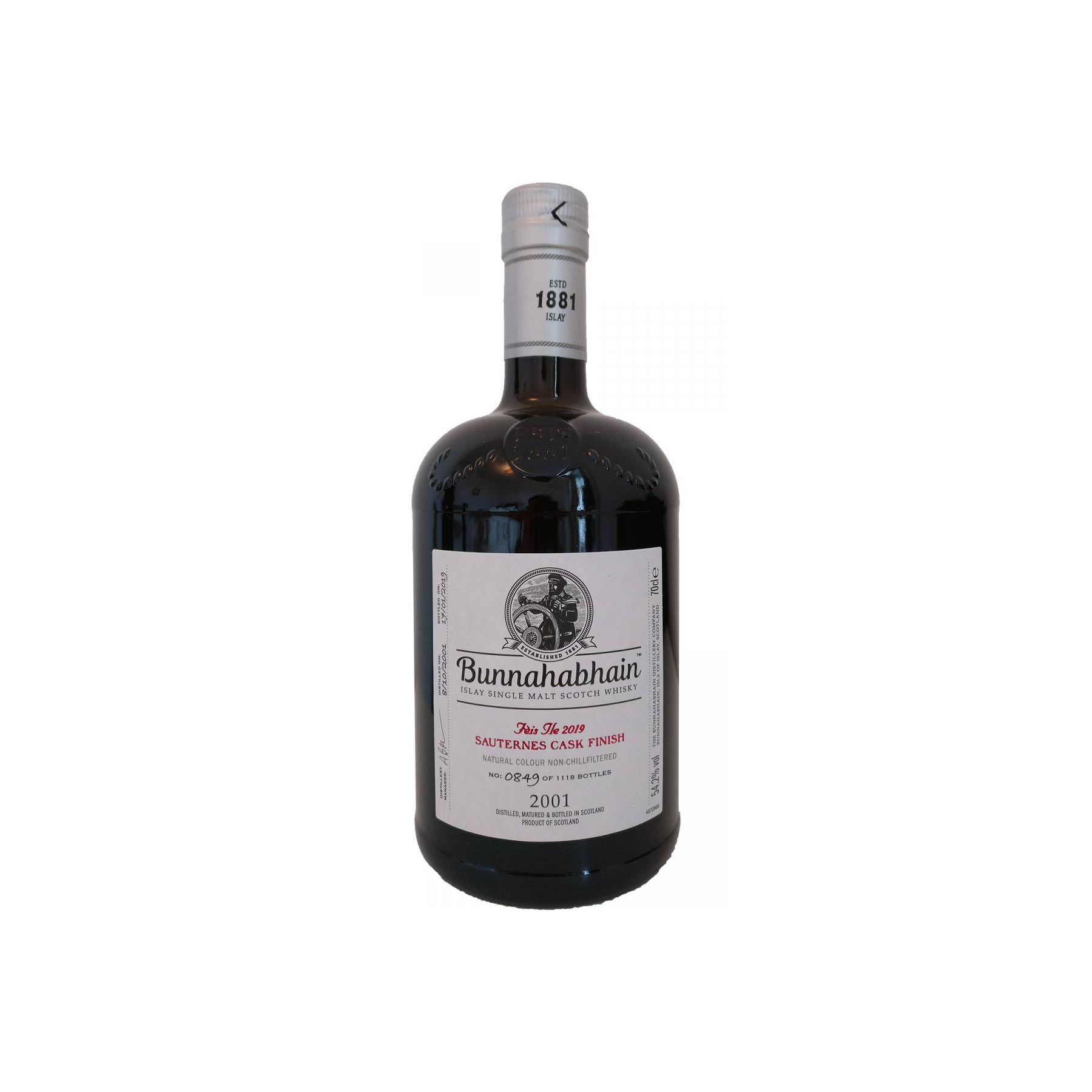 Bunnahabhain 2001 17 Years Single Malt Whisky