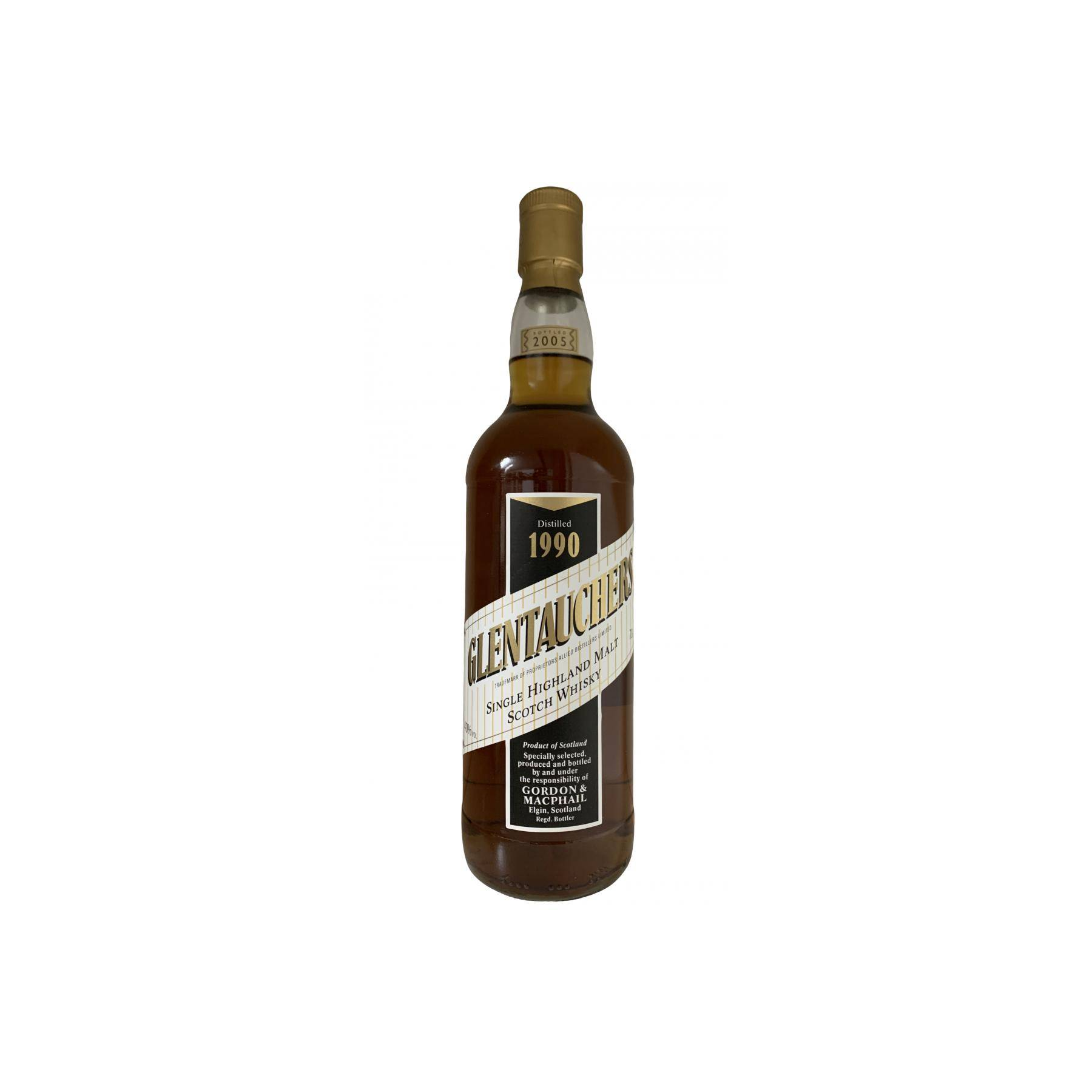 Glentauchers Licensed Bottling 1990 15 Years Single Malt Whisky