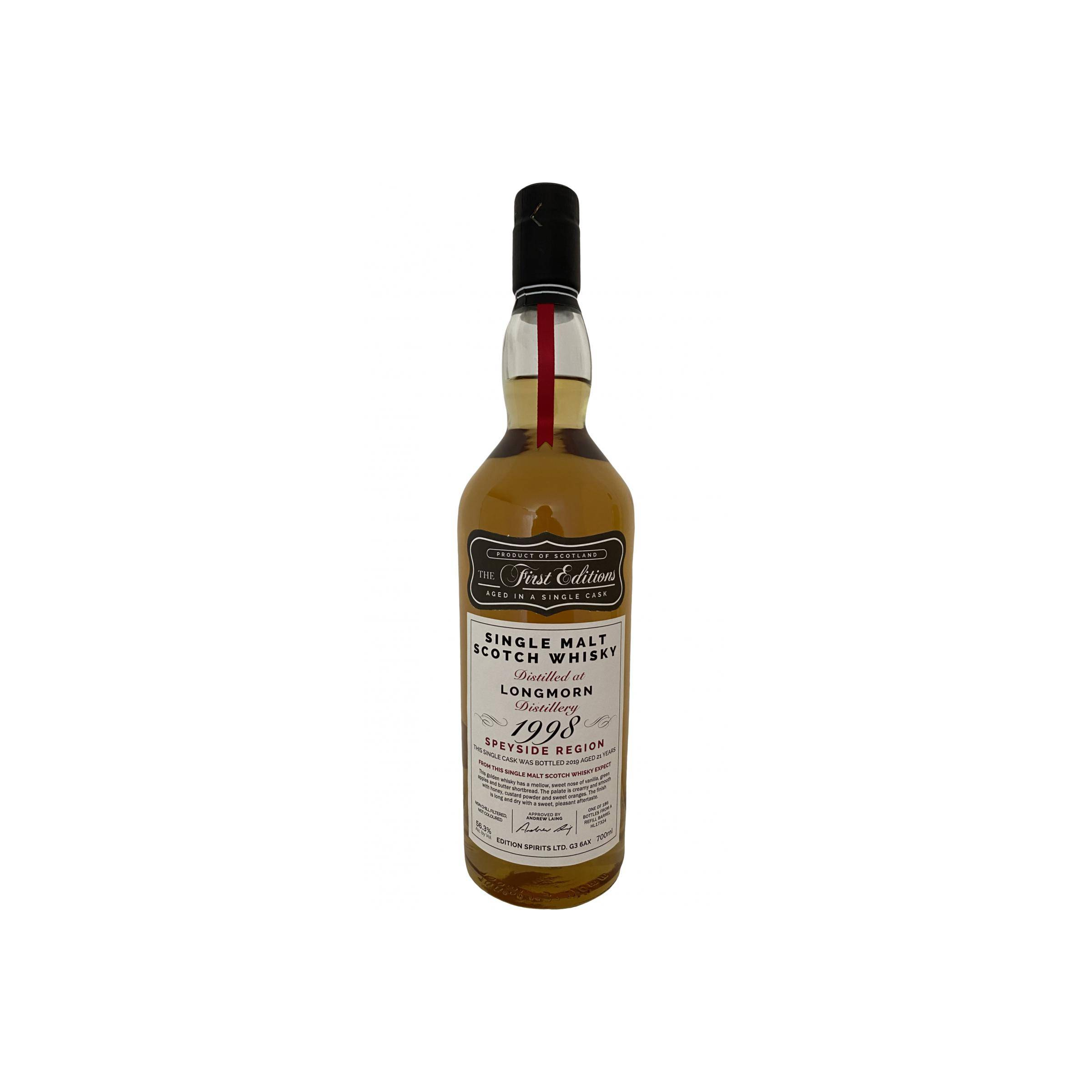 Longmorn The First Editions 1998 21 Years Single Malt Whisky