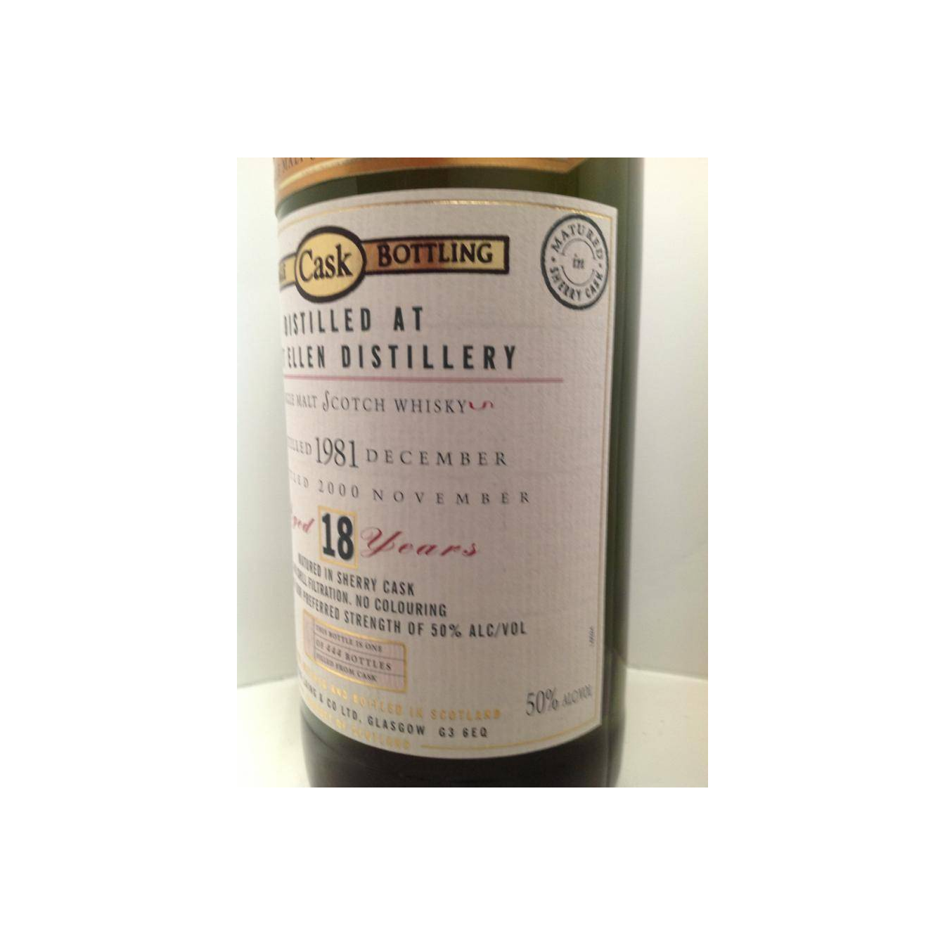 Port Ellen Old Malt Cask 1981 18 Years Single Malt Whisky 3