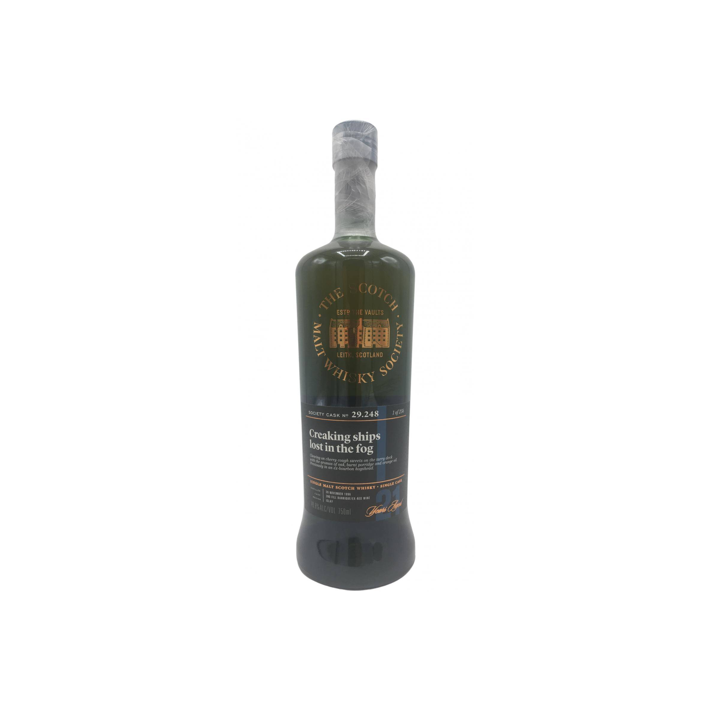The Scotch Malt Whisky Society 1996 21 Years Single Malt Whisky