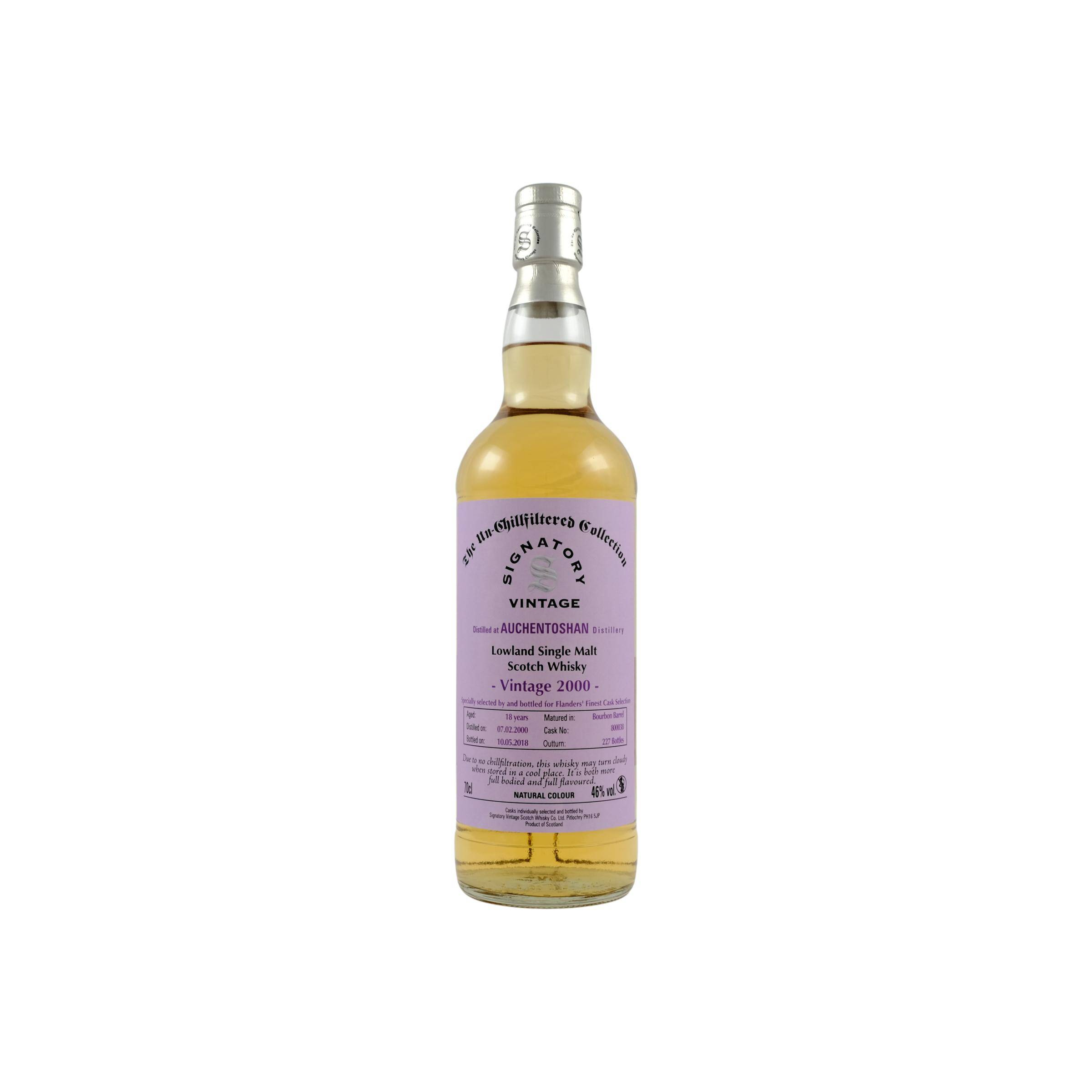 Auchentoshan The Un-Chillfiltered Collection 2000 18 Years Single Malt Whisky