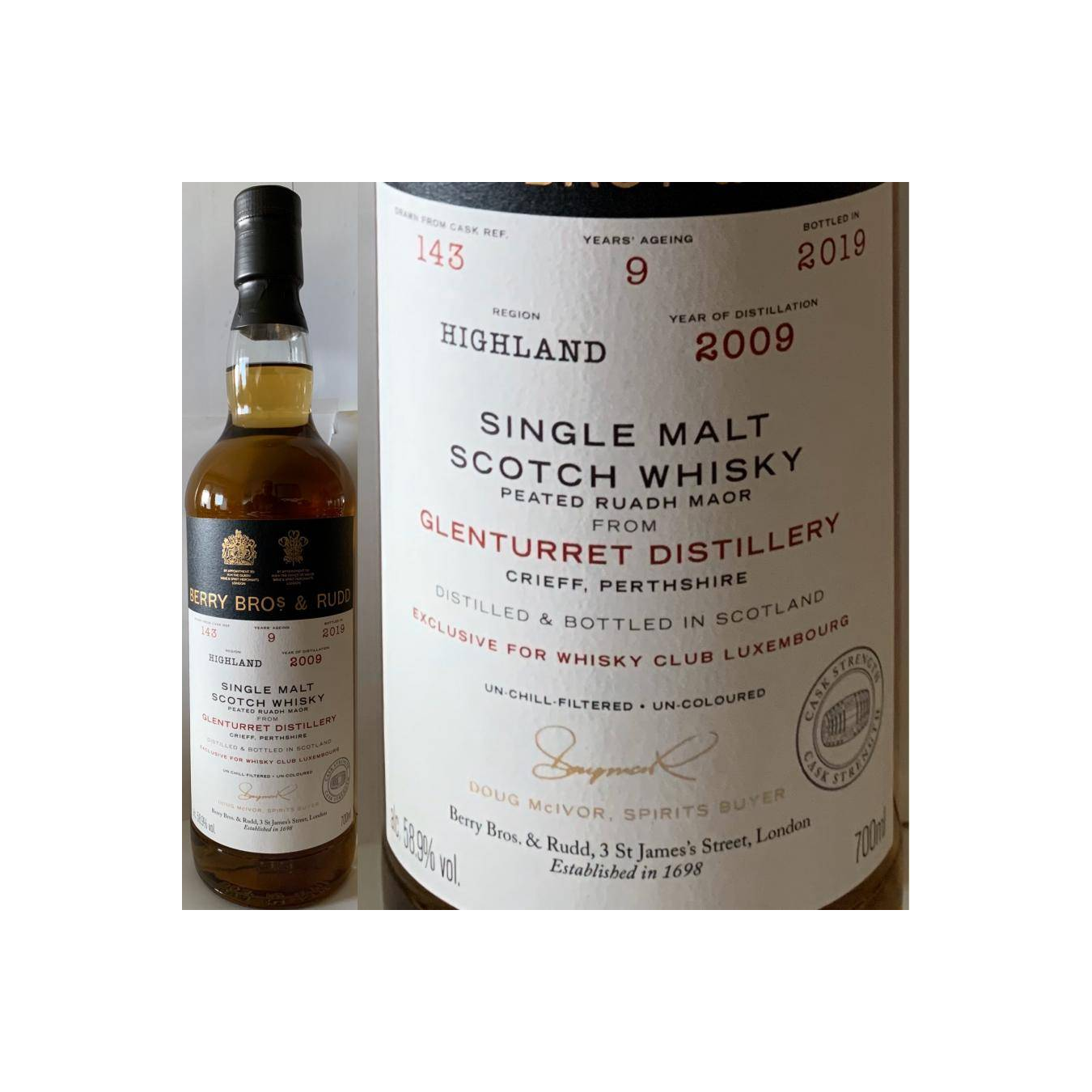 The Glenturret 2009 9 Years Single Malt Whisky 2