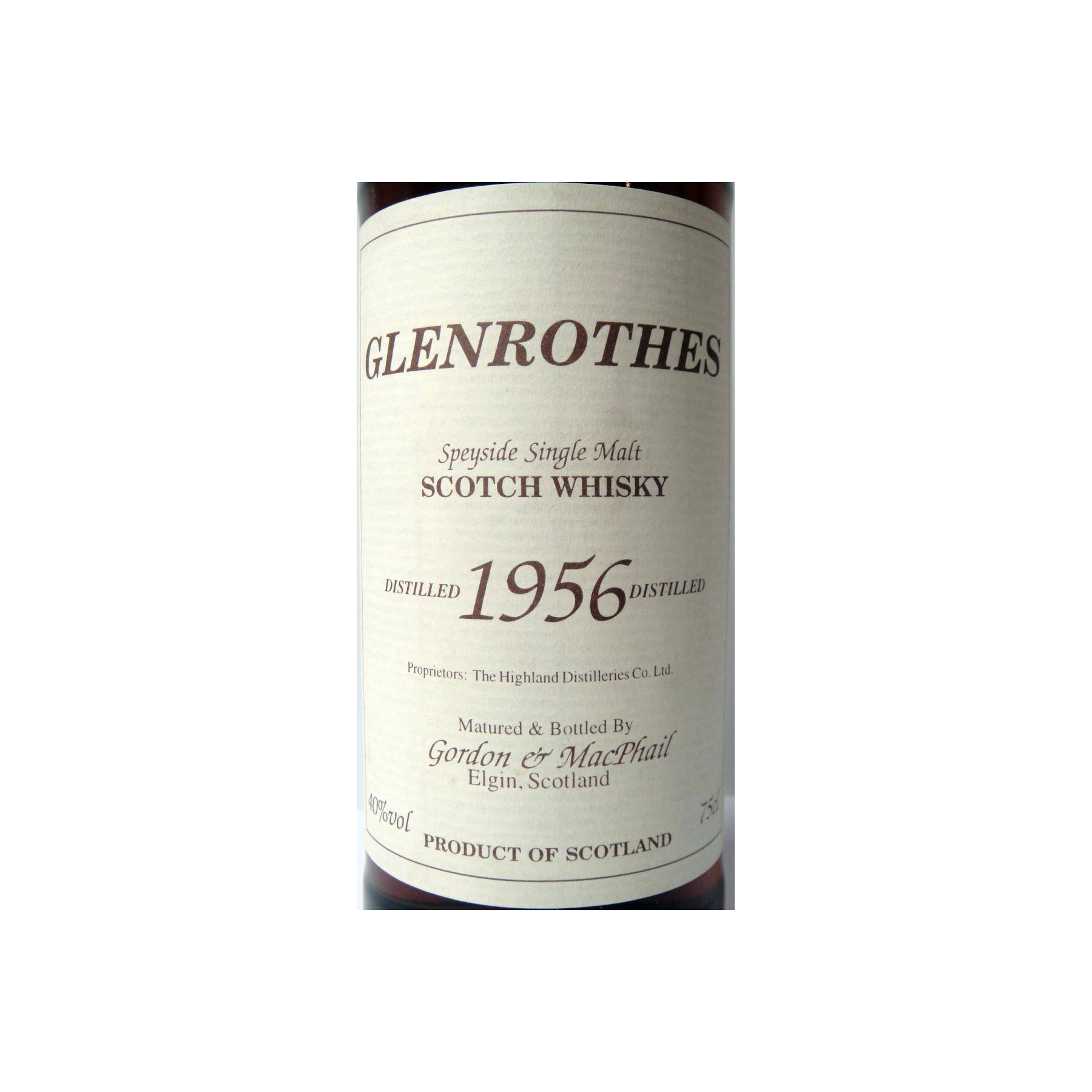 The Glenrothes 1956 Single Malt Whisky 2