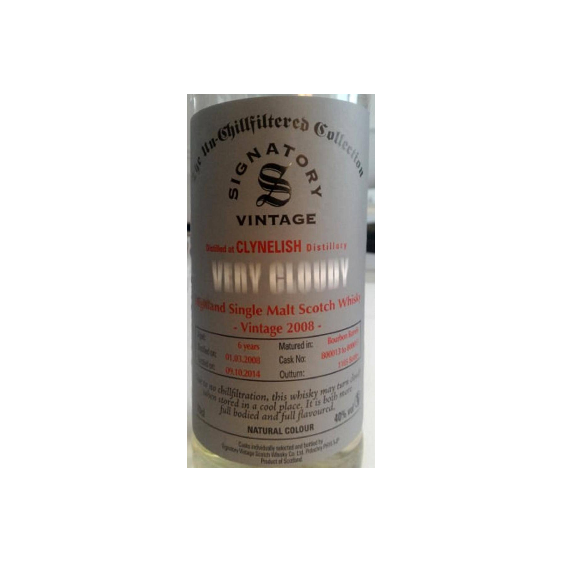 Clynelish 2008 6 Years Single Malt Whisky