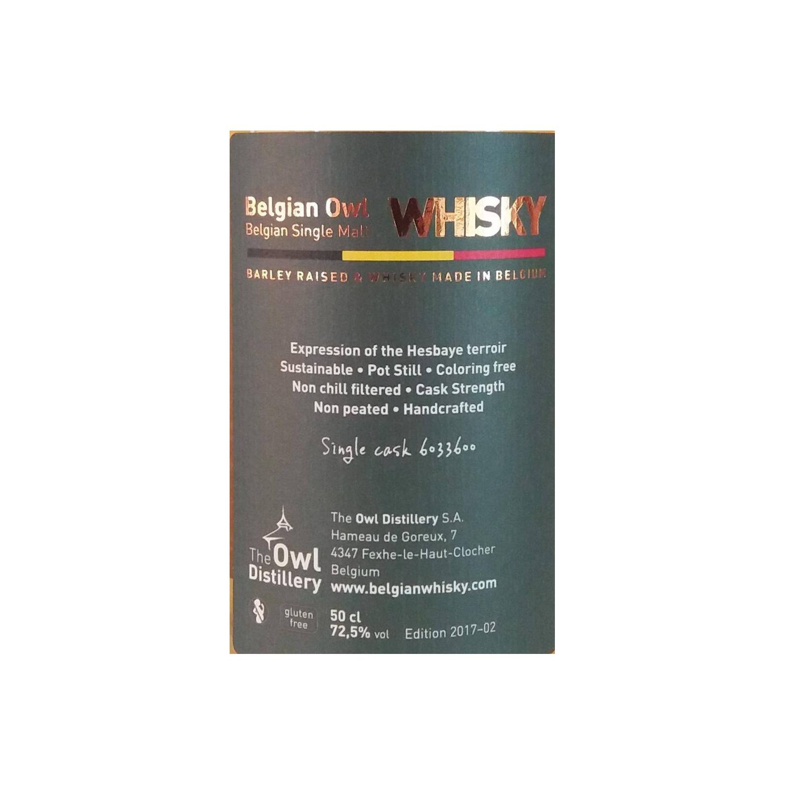 Belgian Owl Single Malt Whisky 3