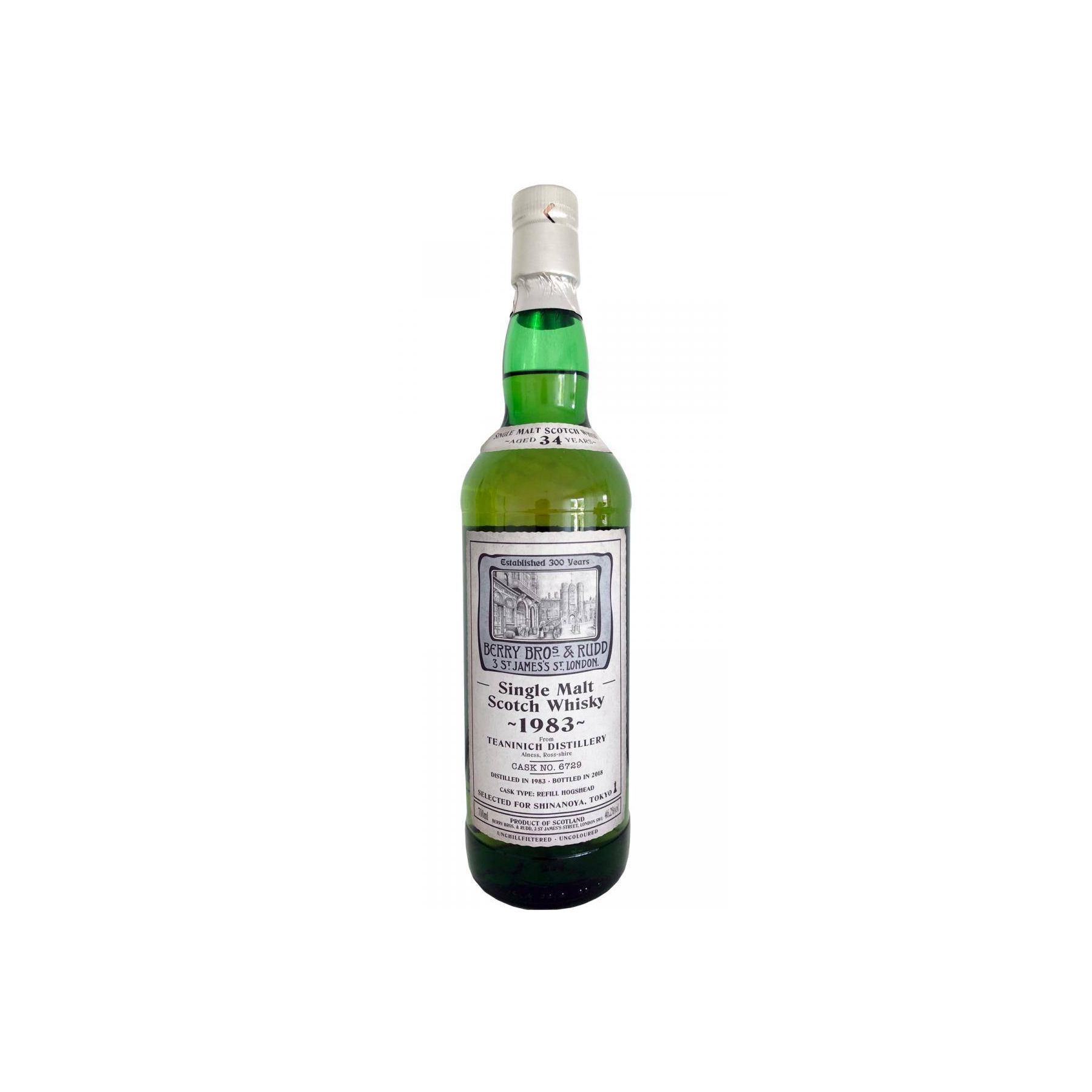 Teaninich 1983 34 Years Single Malt Whisky