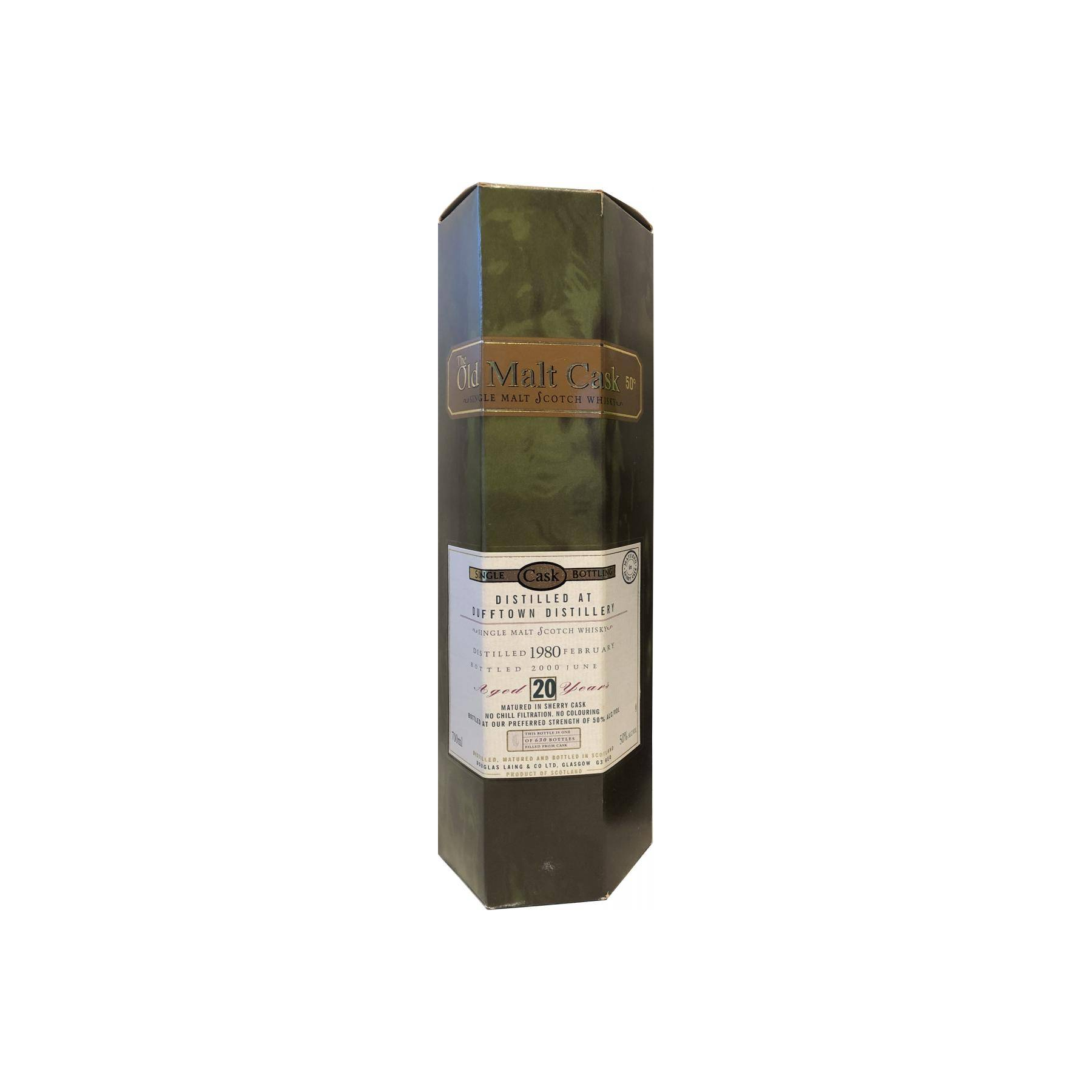 Dufftown Old Malt Cask 1980 20 Years Single Malt Whisky 2