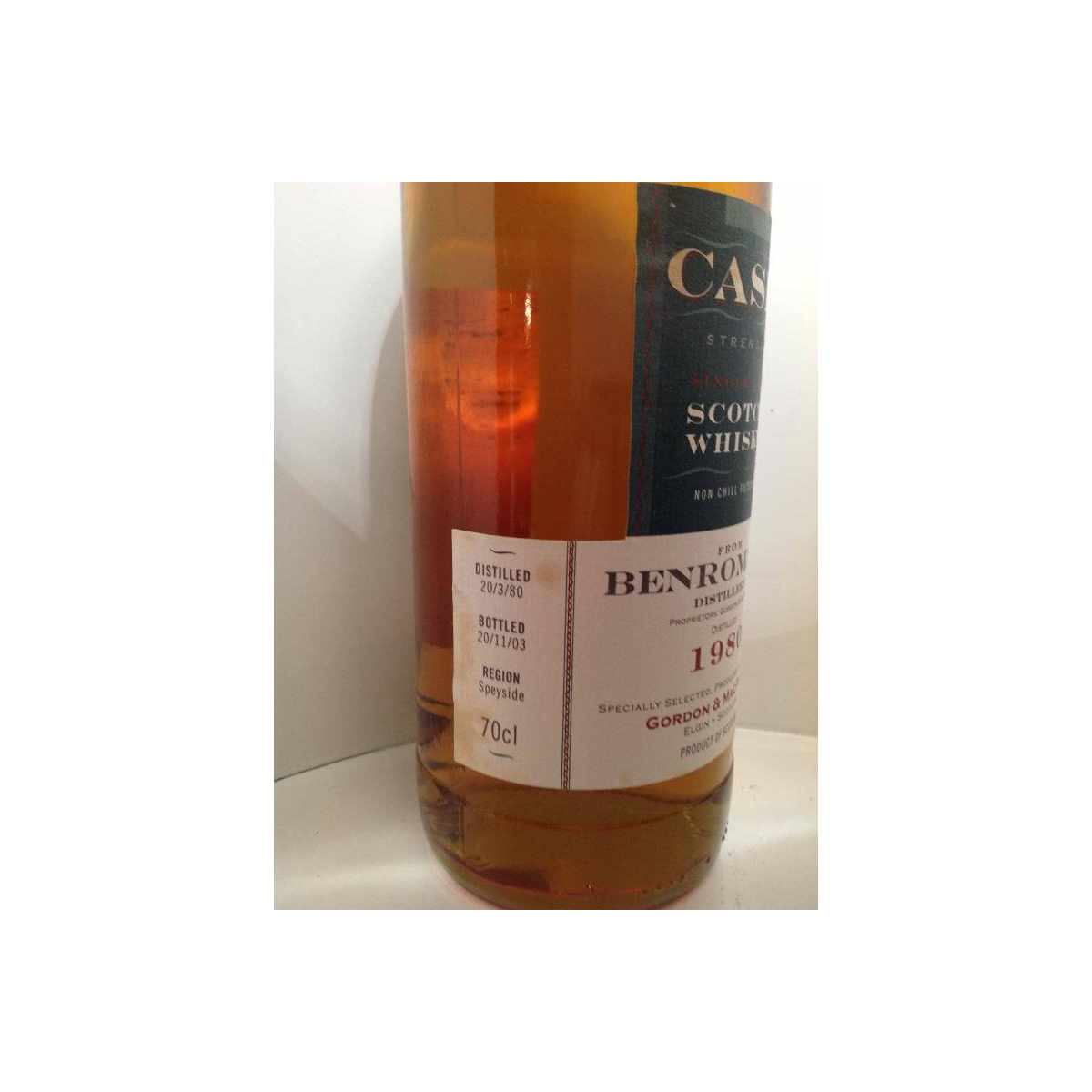 Benromach Cask Strength Collection 1980 23 Years Single Malt Whisky 2