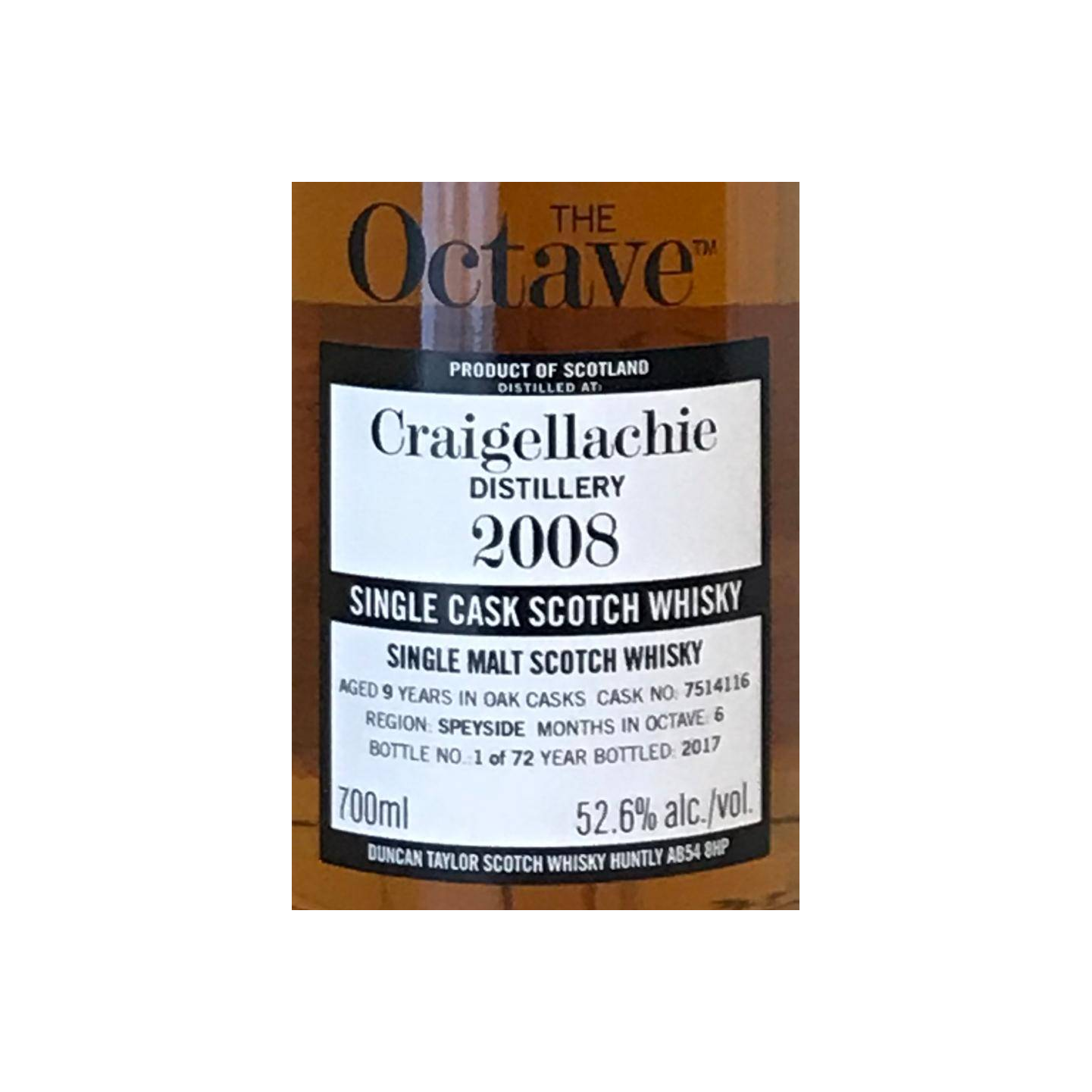 Craigellachie The Octave 2008 9 Years Single Malt Whisky 2