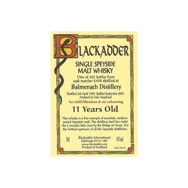 Balmenach 1990 11 Years Single Malt Whisky 2