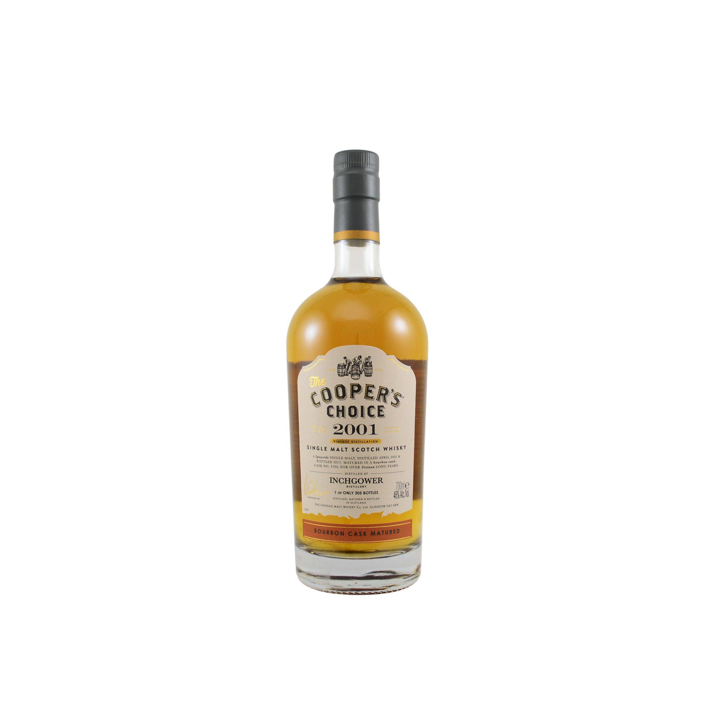 Inchgower The Cooper's Choice 2001 16 Years Single Malt Whisky