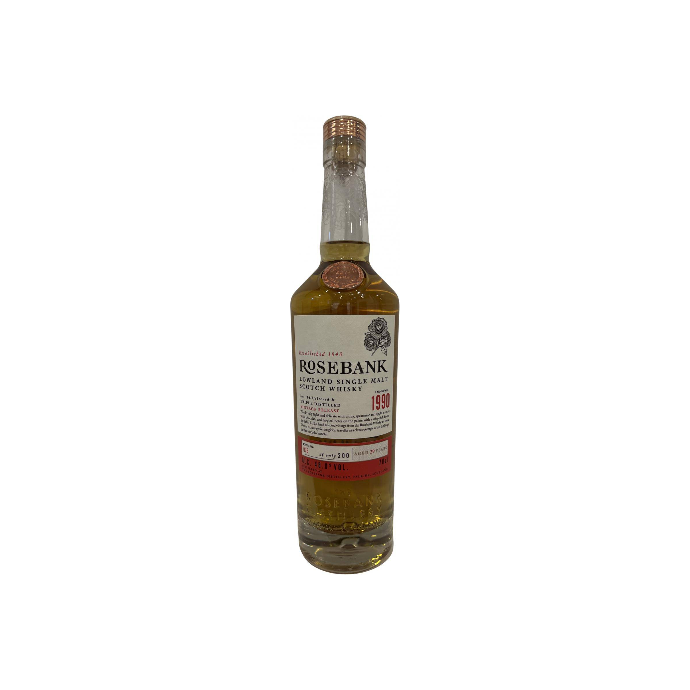 Rosebank 1990 29 Years Single Malt Whisky