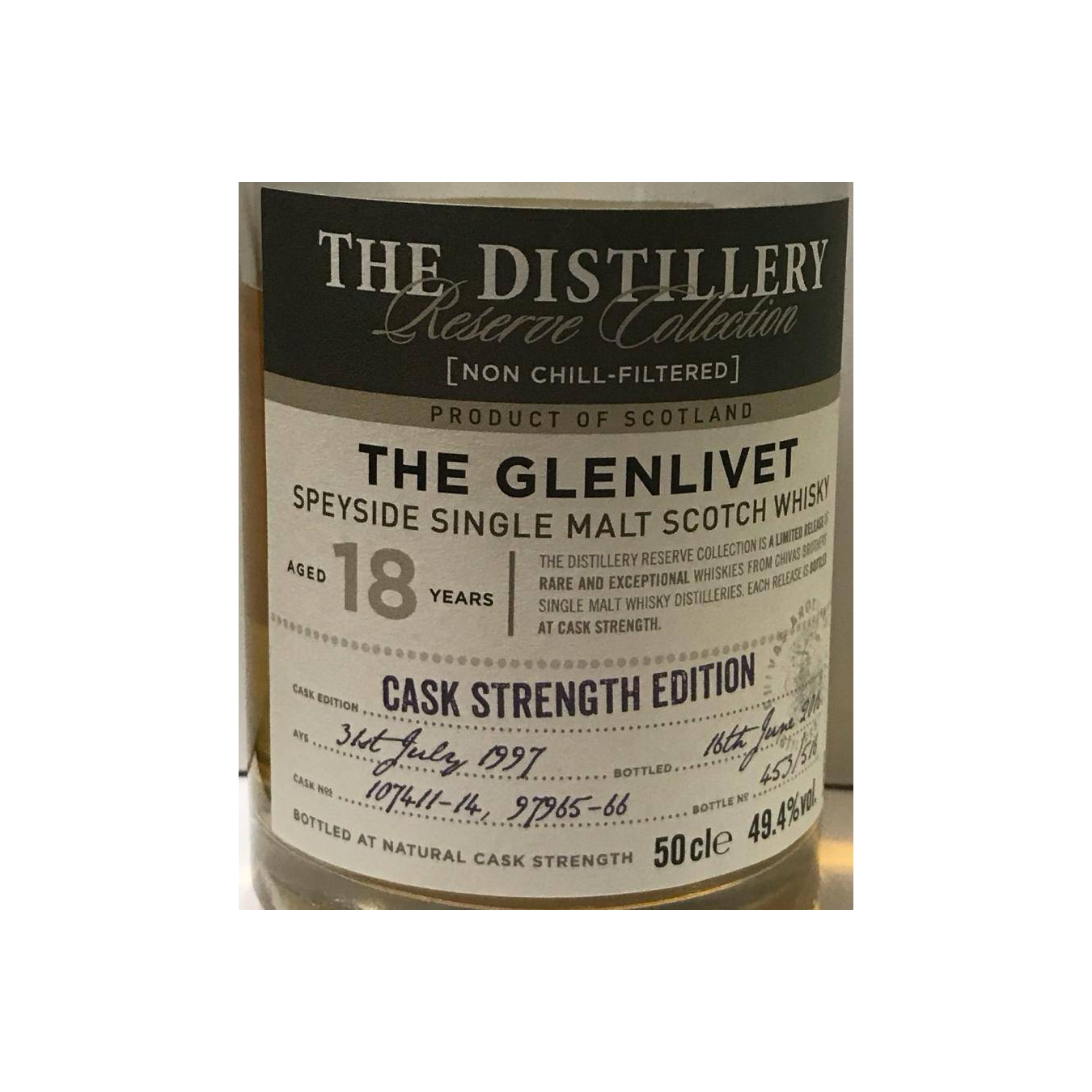The Glenlivet 1997 18 Years Single Malt Whisky