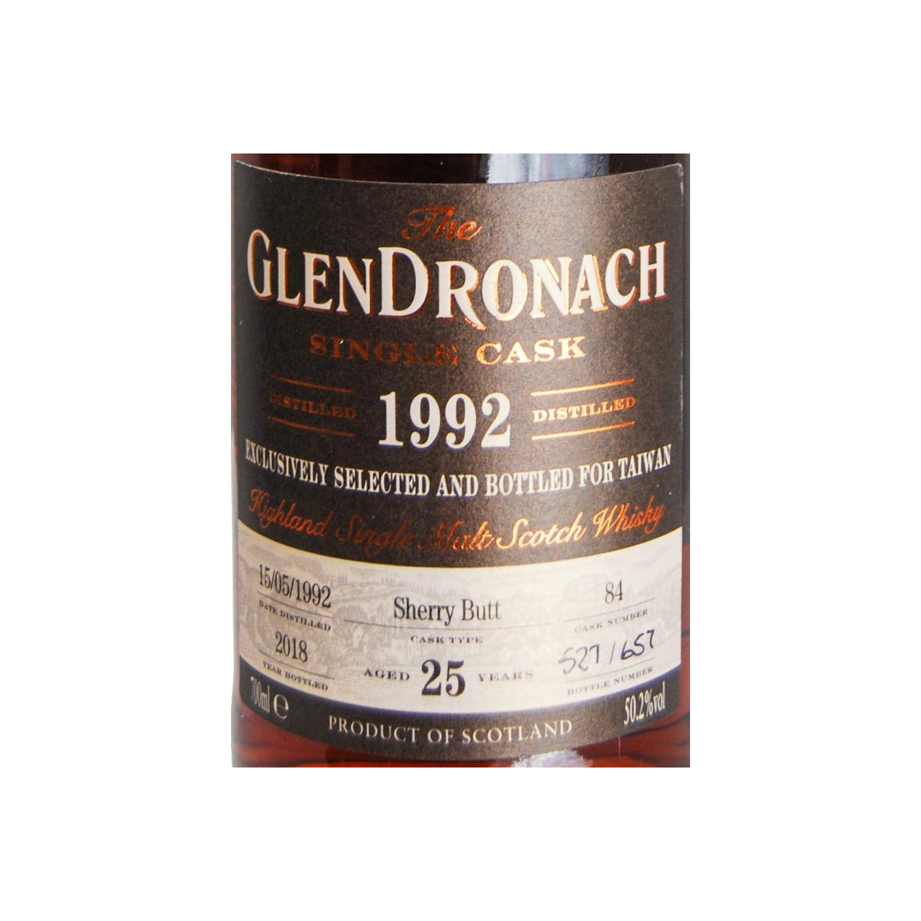 GlenDronach Single Cask 1992 25 Years Single Malt Whisky 2